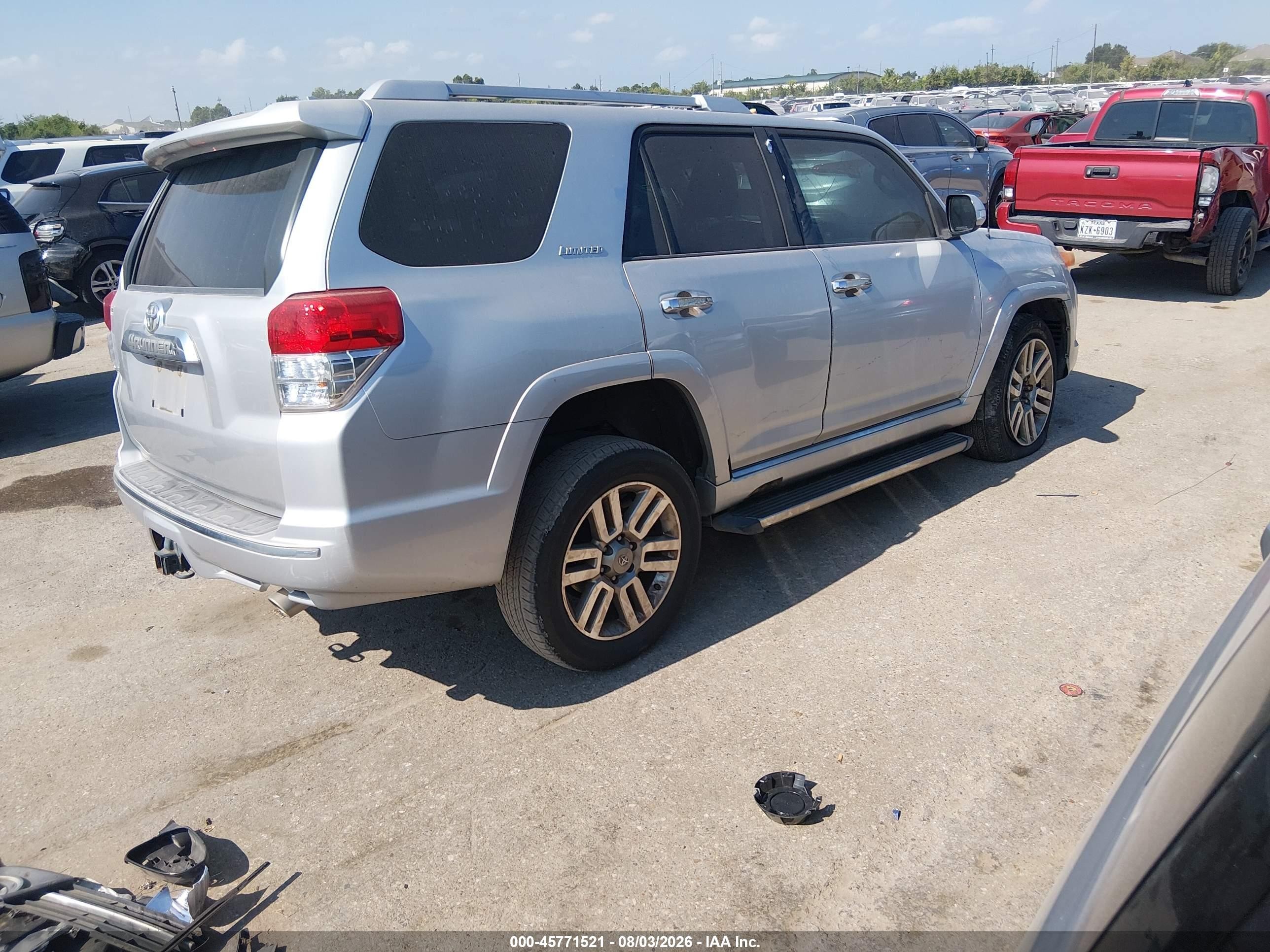2011 Toyota 4runner Limited V6 Gray vin: JTEBU5JR1B5059549