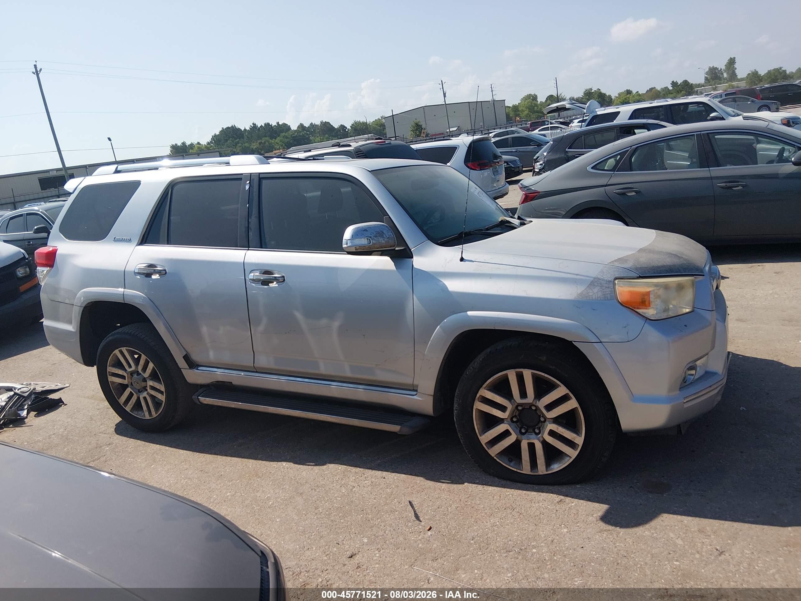 2011 Toyota 4runner Limited V6 Gray vin: JTEBU5JR1B5059549