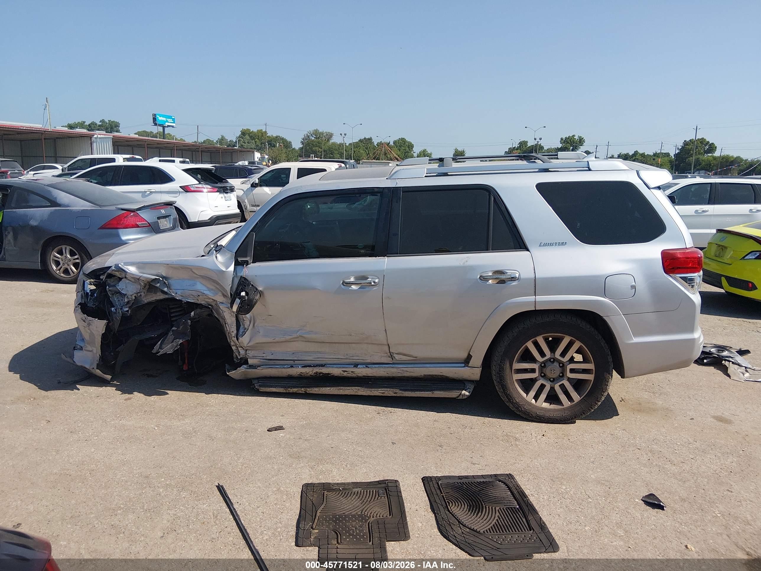 2011 Toyota 4runner Limited V6 Gray vin: JTEBU5JR1B5059549