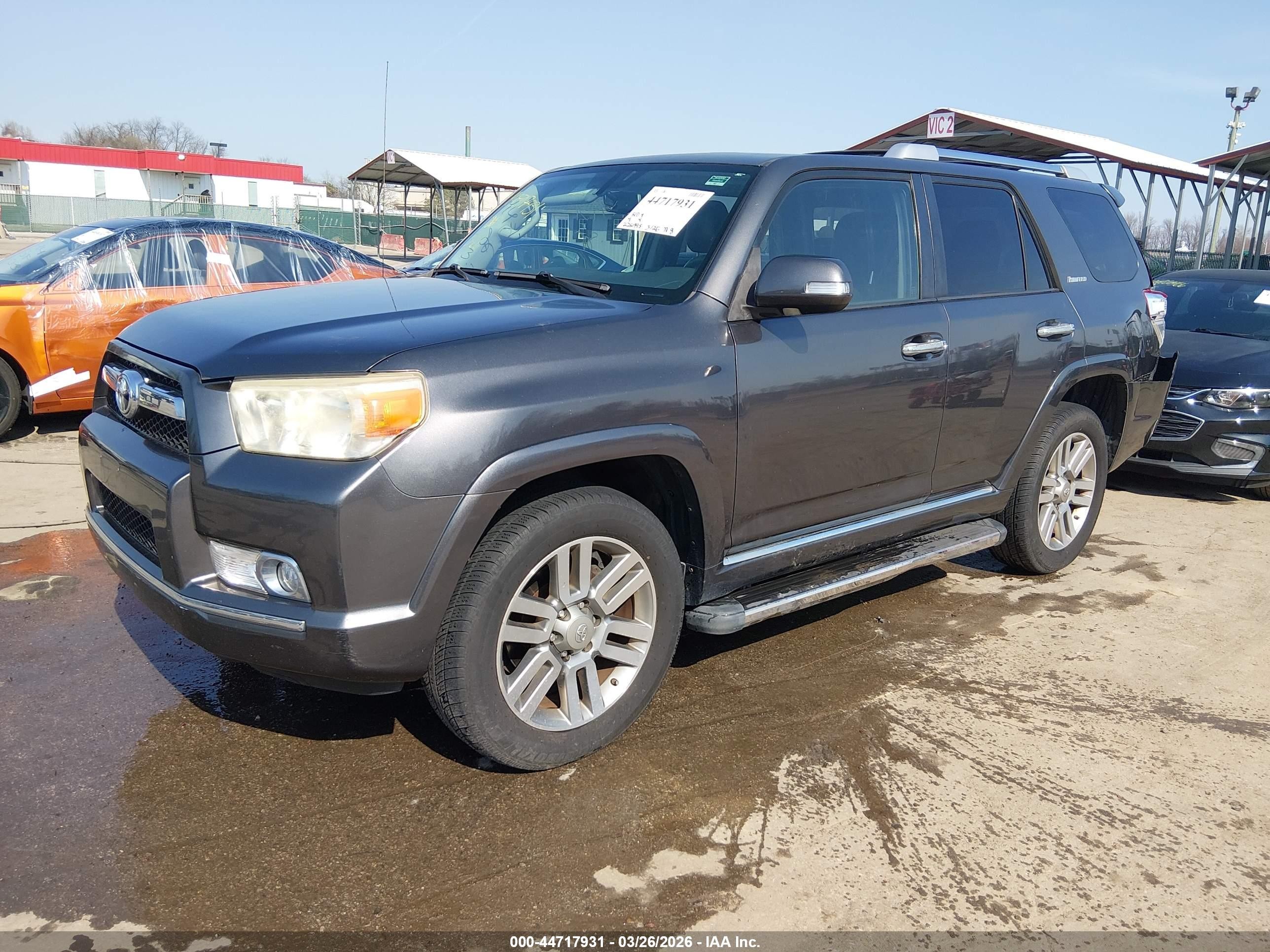 2011 Toyota 4runner Limited V6 Серый vin: JTEBU5JR1B5060975