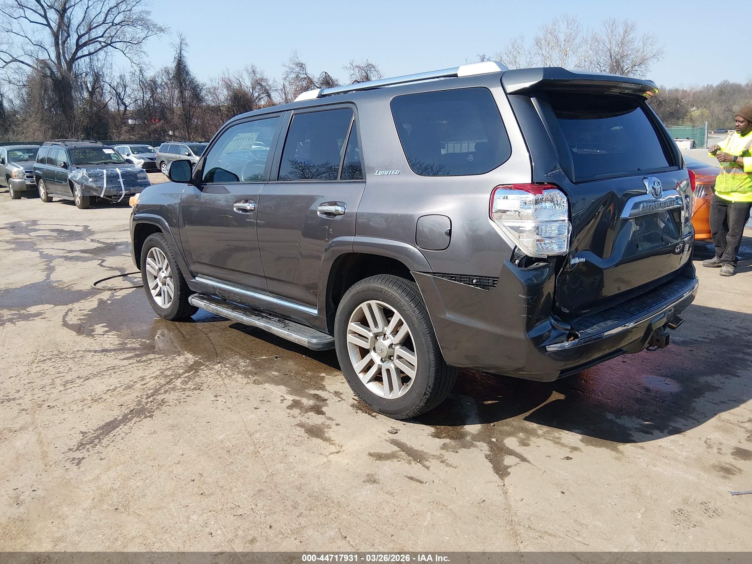 2011 Toyota 4runner Limited V6 Серый vin: JTEBU5JR1B5060975