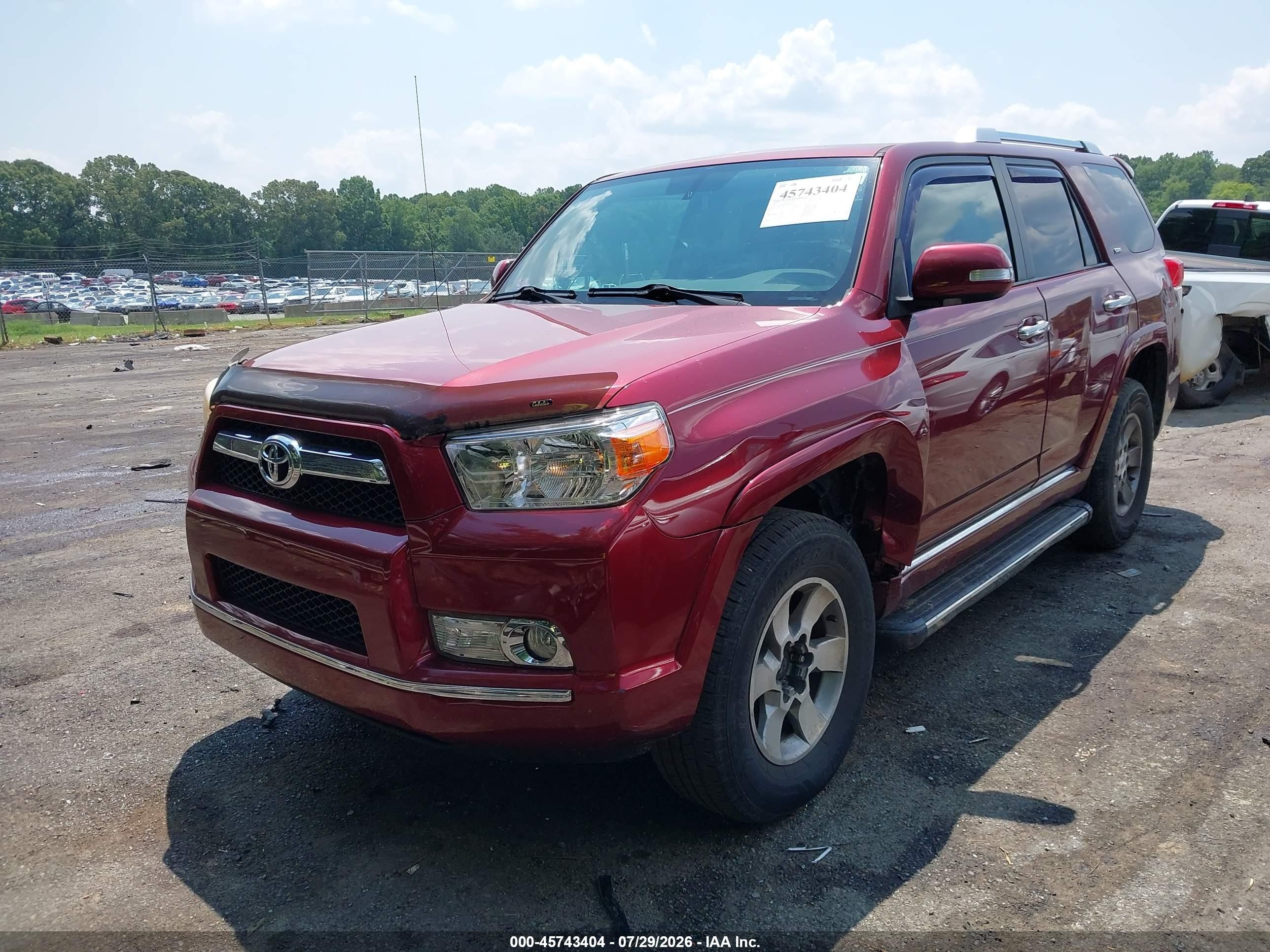 2011 Toyota 4runner Sr5 V6 Red vin: JTEBU5JR1B5063424