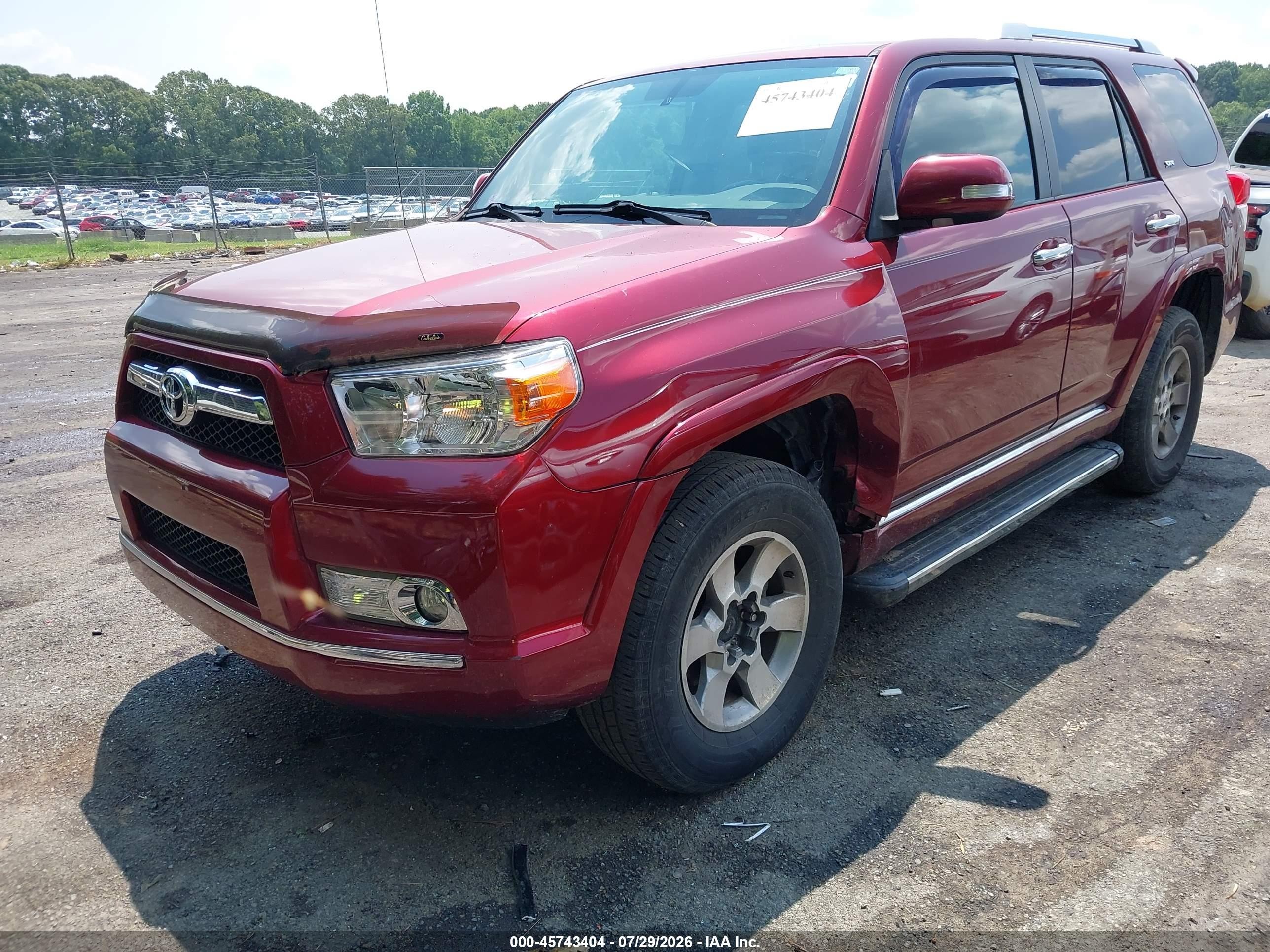 2011 Toyota 4runner Sr5 V6 Red vin: JTEBU5JR1B5063424
