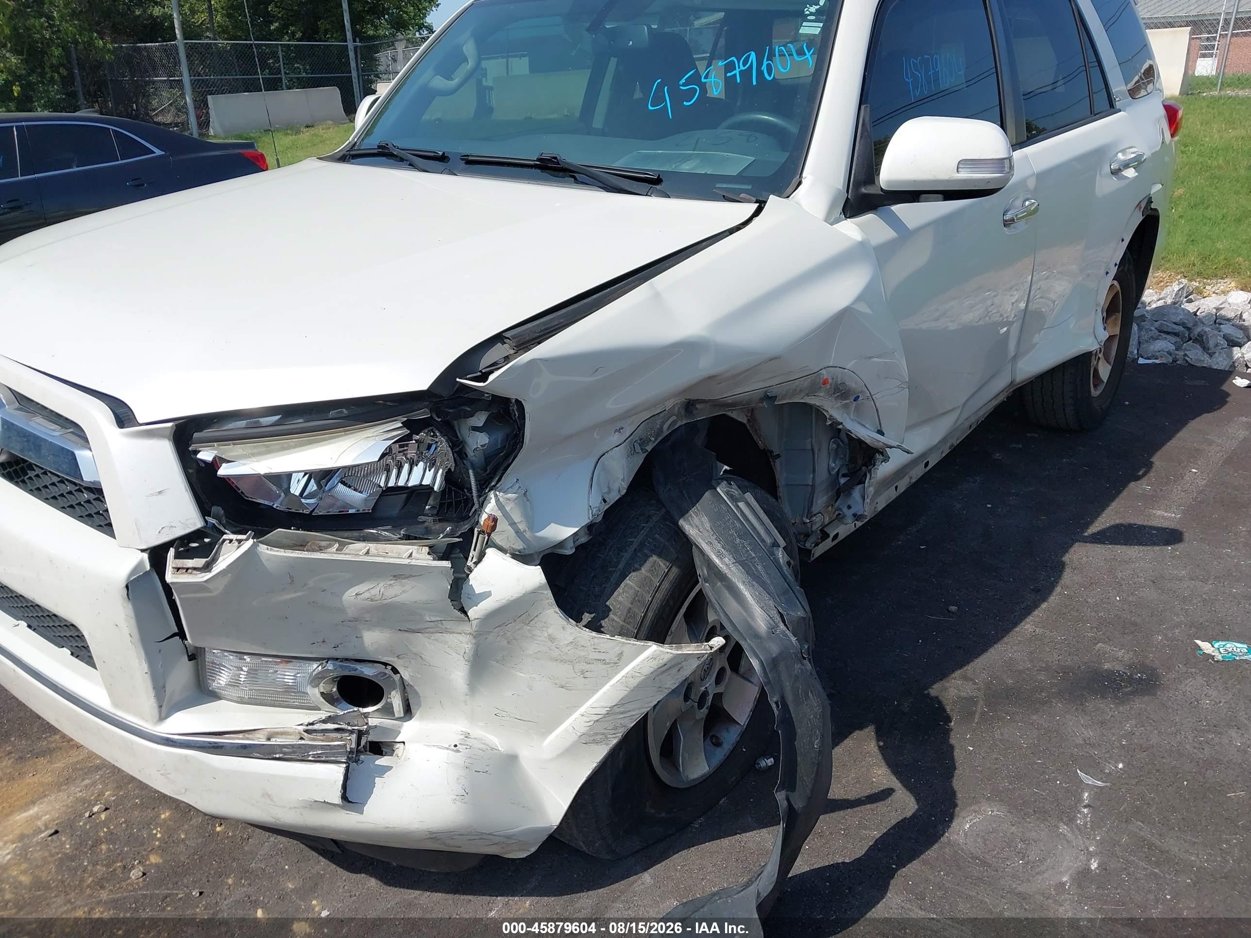 2012 Toyota 4runner Sr5 White vin: JTEBU5JR1C5080807