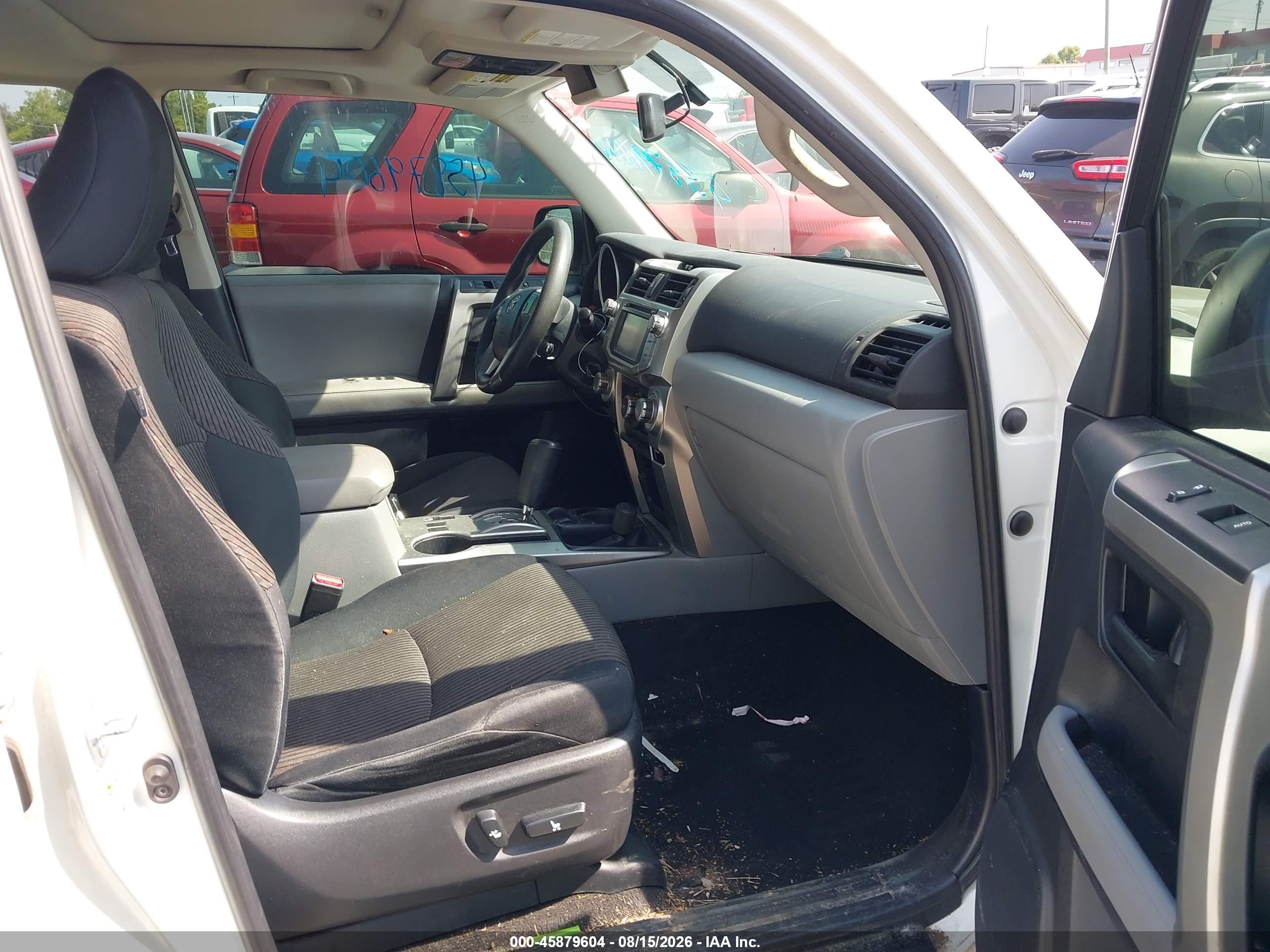 2012 Toyota 4runner Sr5 White vin: JTEBU5JR1C5080807