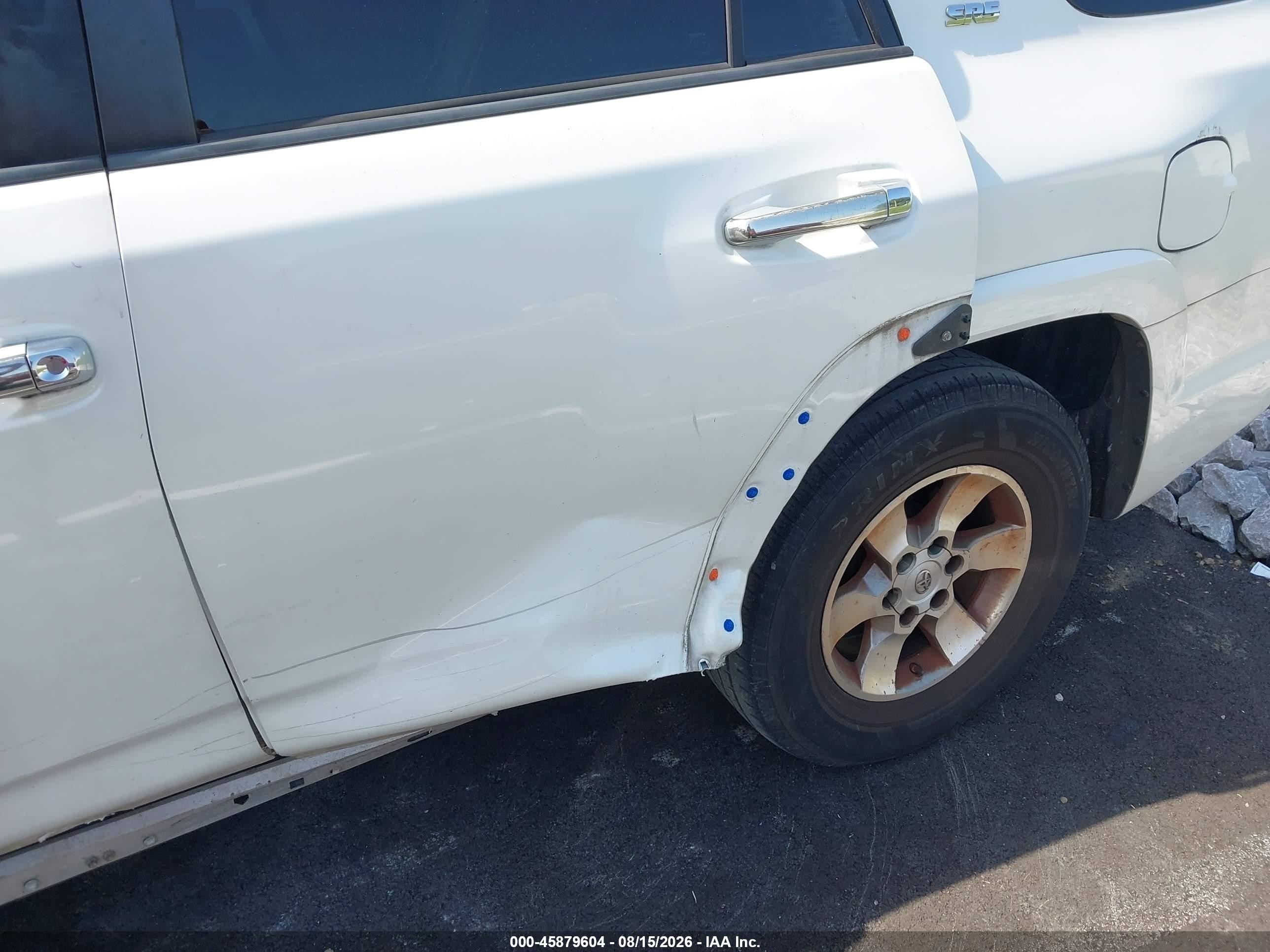 2012 Toyota 4runner Sr5 White vin: JTEBU5JR1C5080807
