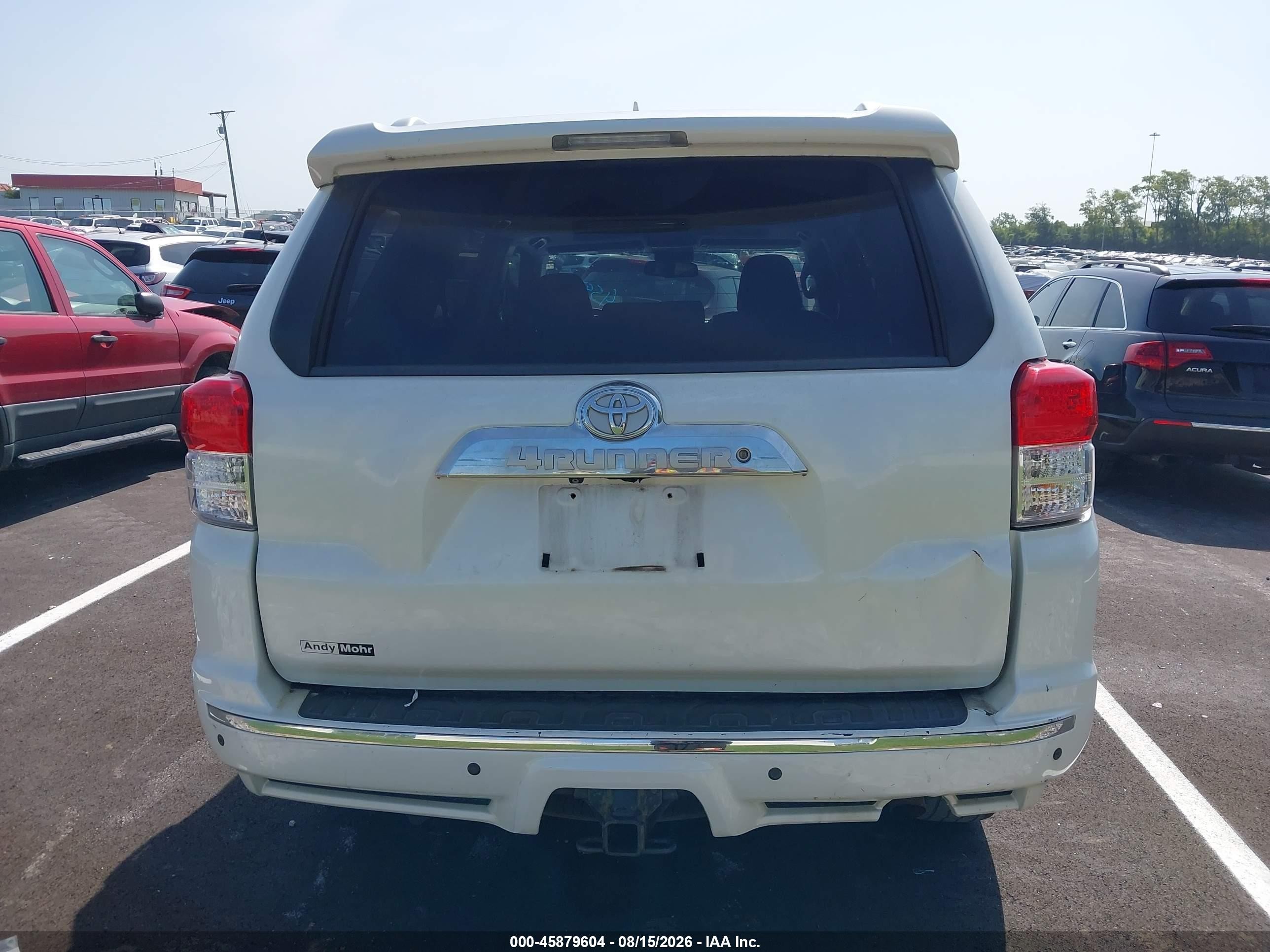 2012 Toyota 4runner Sr5 White vin: JTEBU5JR1C5080807
