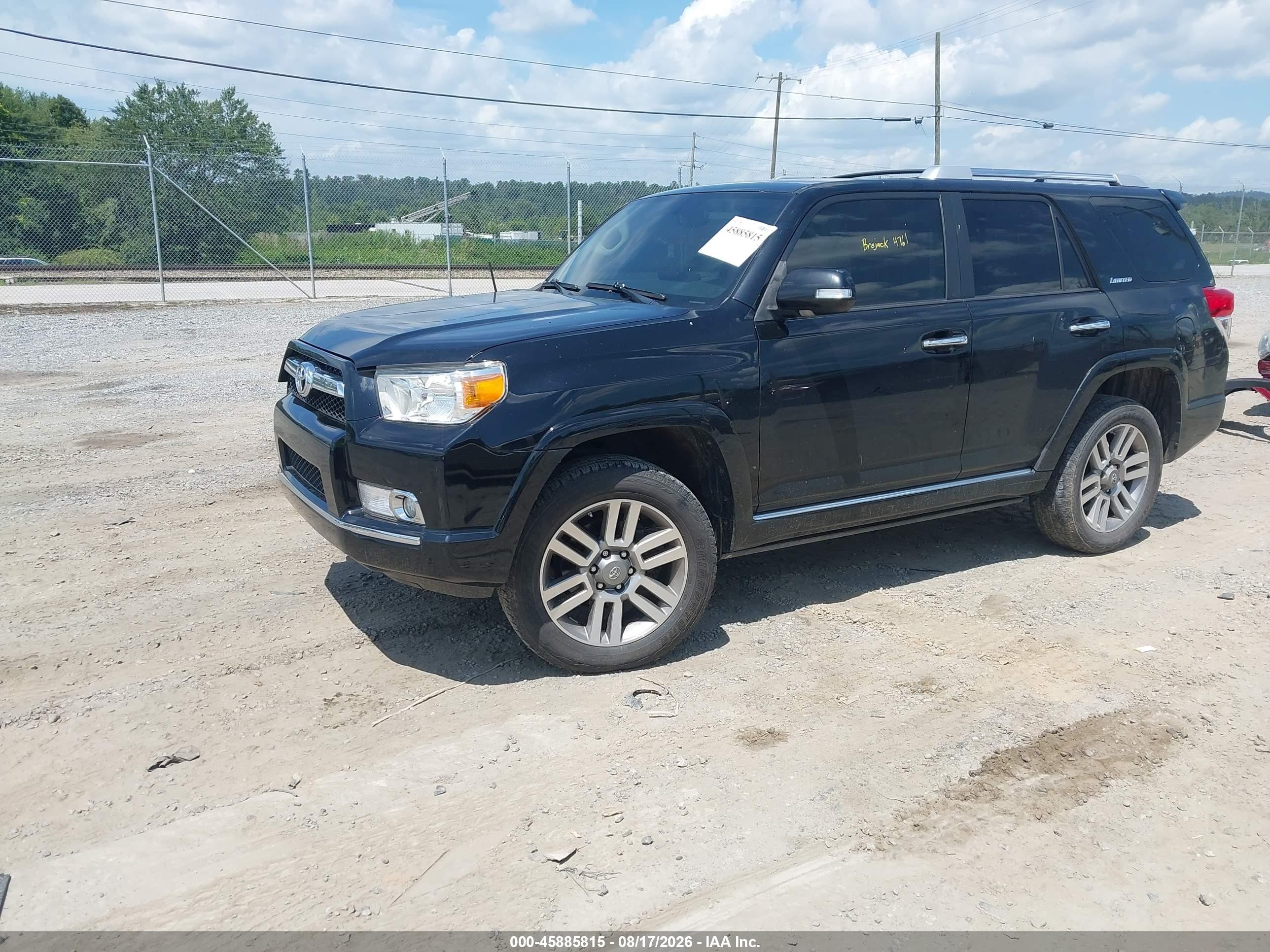 2012 Toyota 4runner Limited Black vin: JTEBU5JR1C5084761