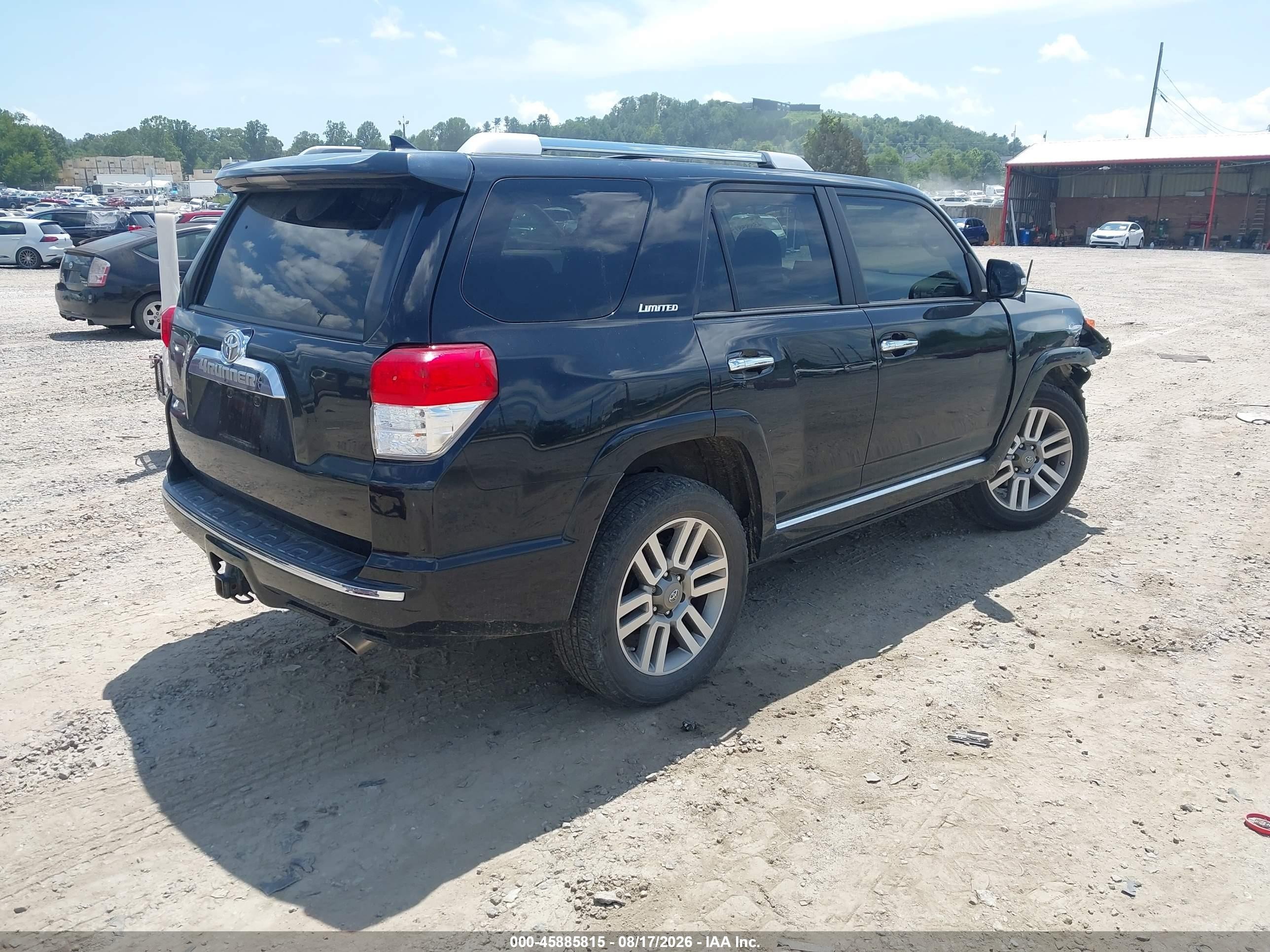 2012 Toyota 4runner Limited Black vin: JTEBU5JR1C5084761
