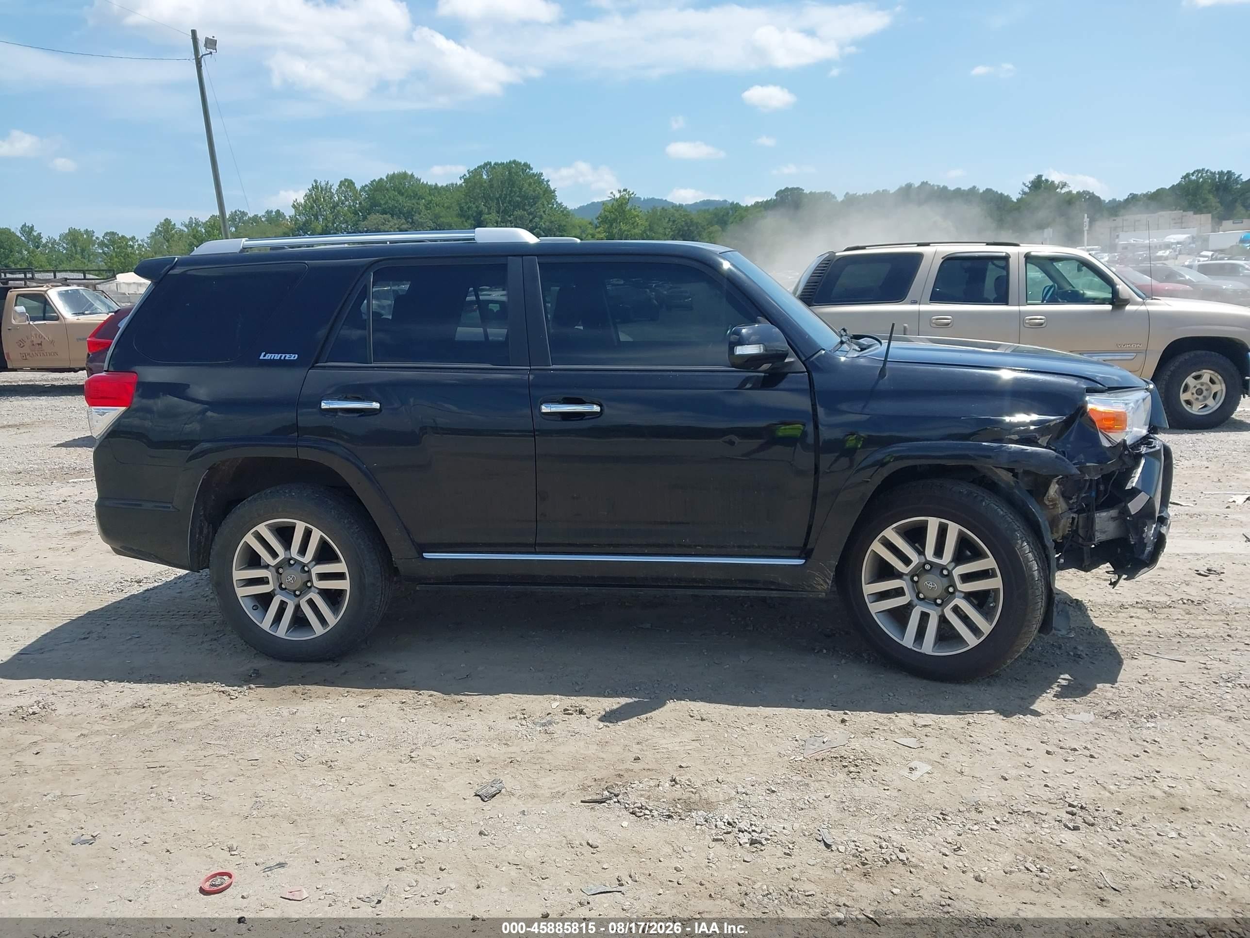 2012 Toyota 4runner Limited Black vin: JTEBU5JR1C5084761