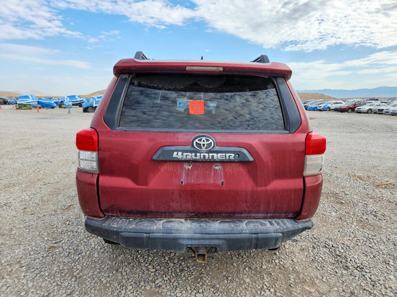 2012 Toyota 4runner Trail Burgundy vin: JTEBU5JR1C5096005
