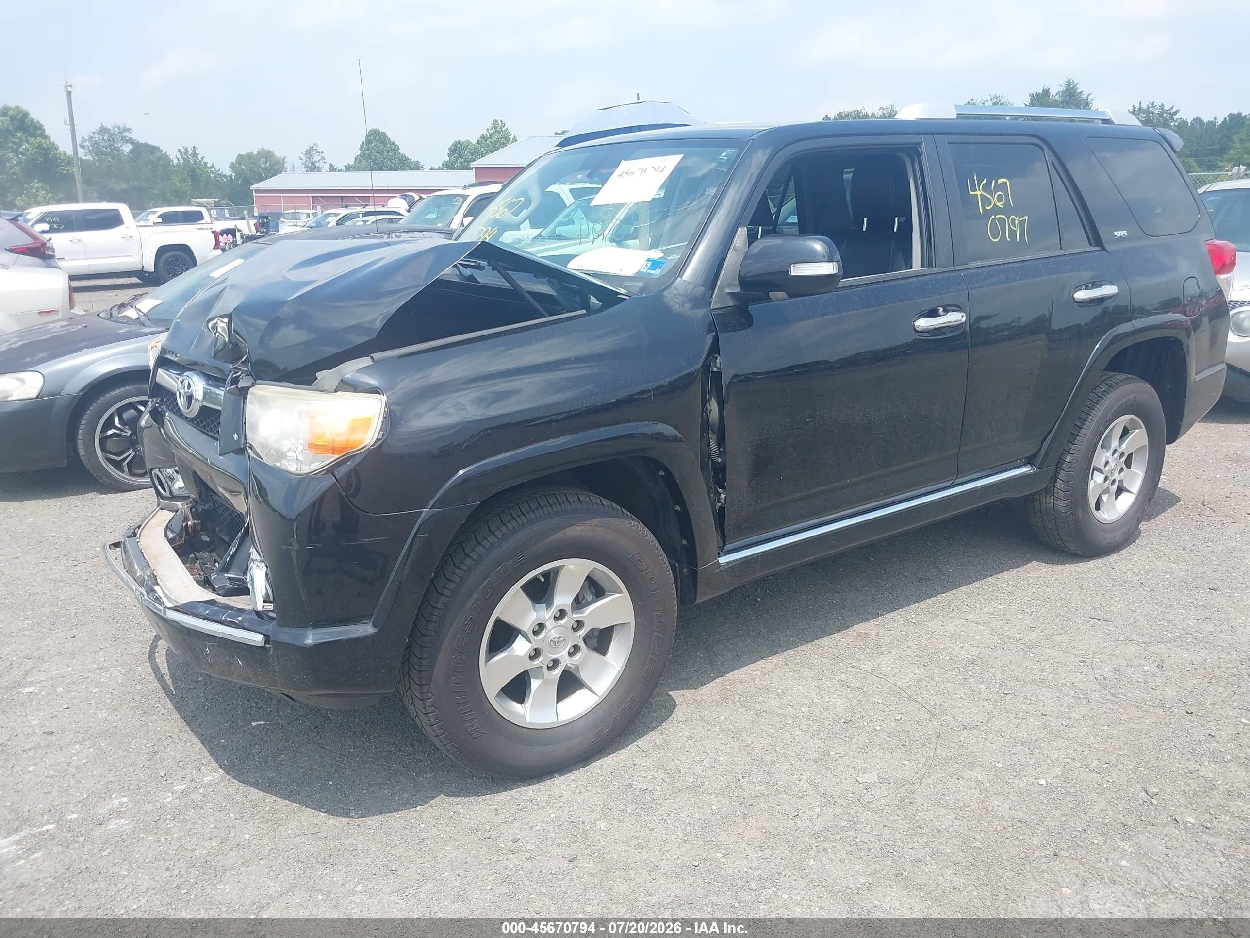 2013 Toyota 4runner Sr5 Черный vin: JTEBU5JR1D5125116
