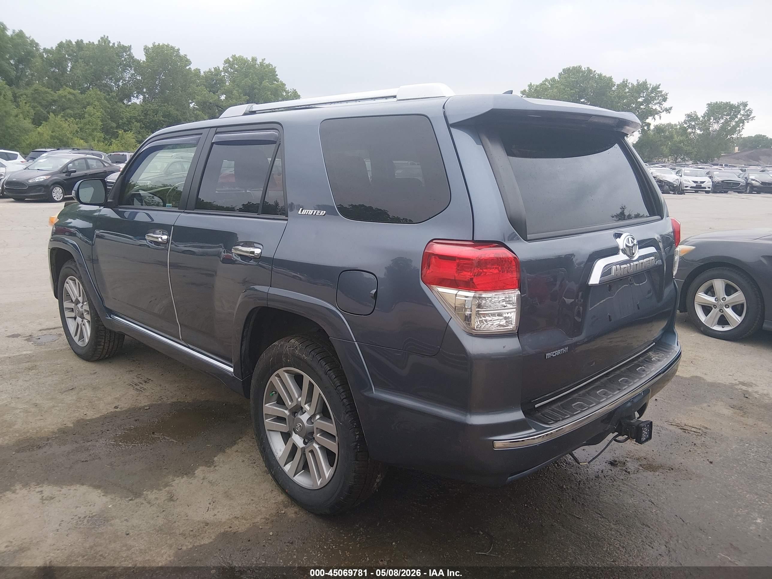 2013 Toyota 4runner Limited Light Blue vin: JTEBU5JR1D5133751