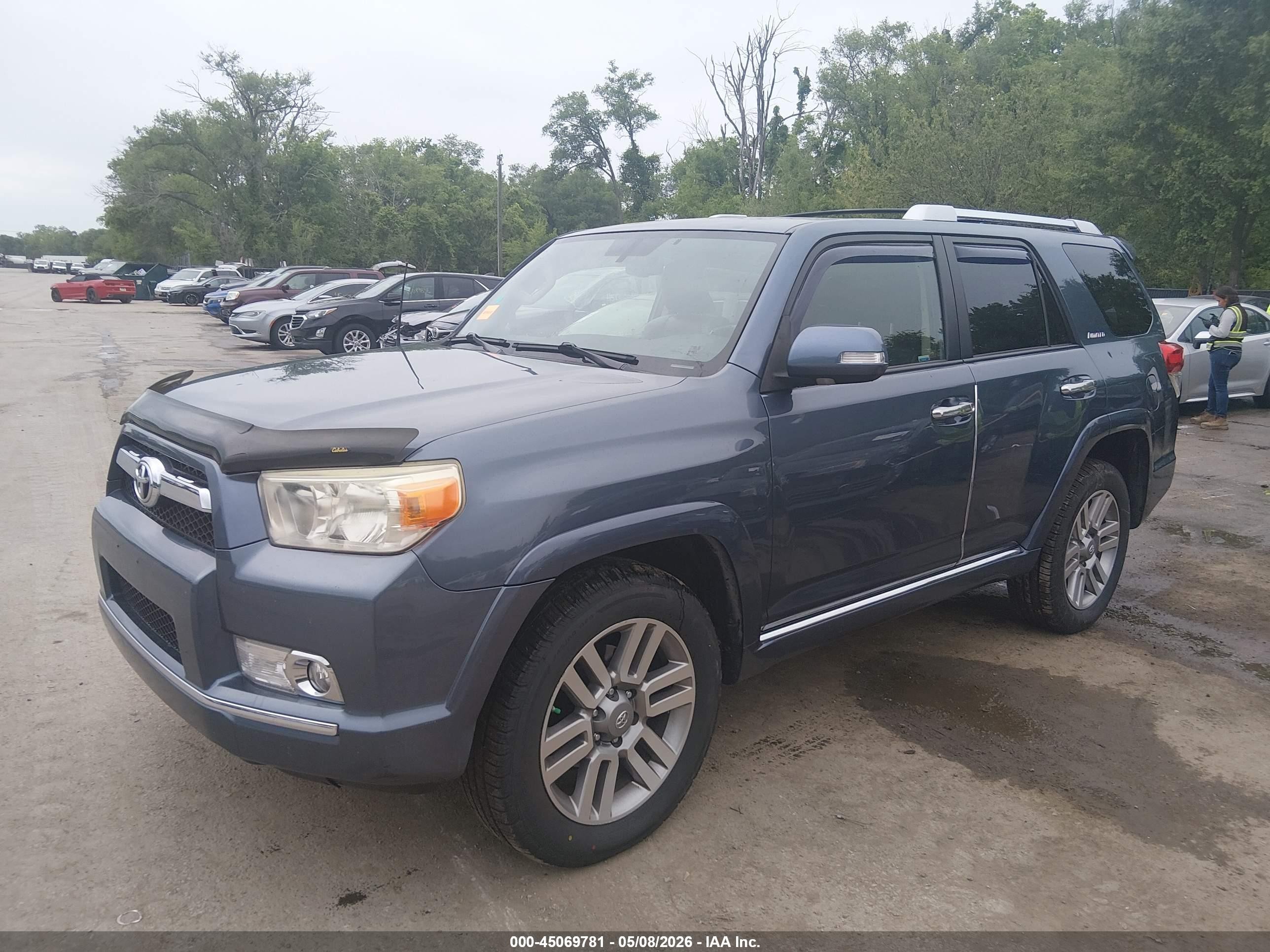 2013 Toyota 4runner Limited Light Blue vin: JTEBU5JR1D5133751