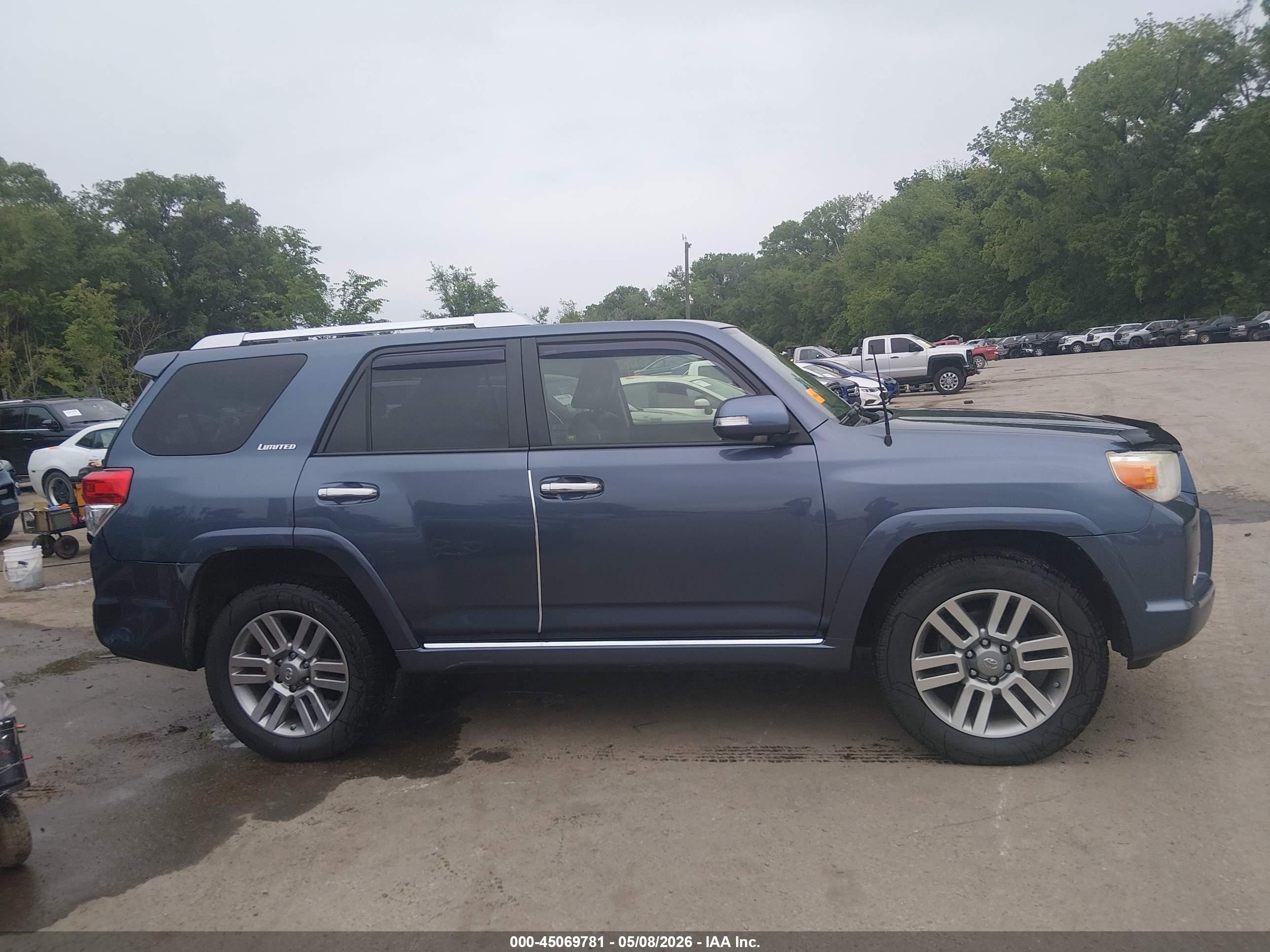 2013 Toyota 4runner Limited Light Blue vin: JTEBU5JR1D5133751