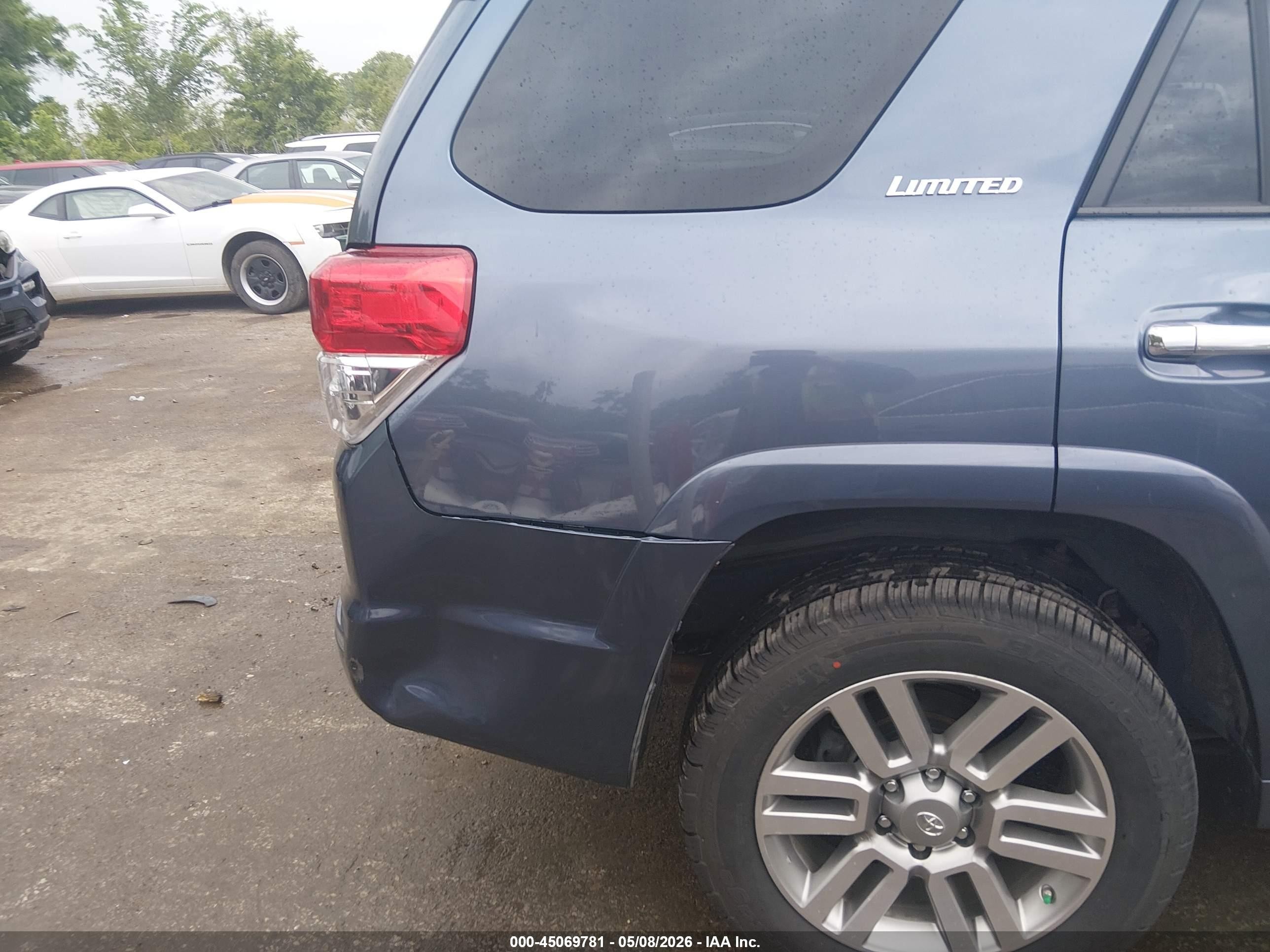 2013 Toyota 4runner Limited Light Blue vin: JTEBU5JR1D5133751