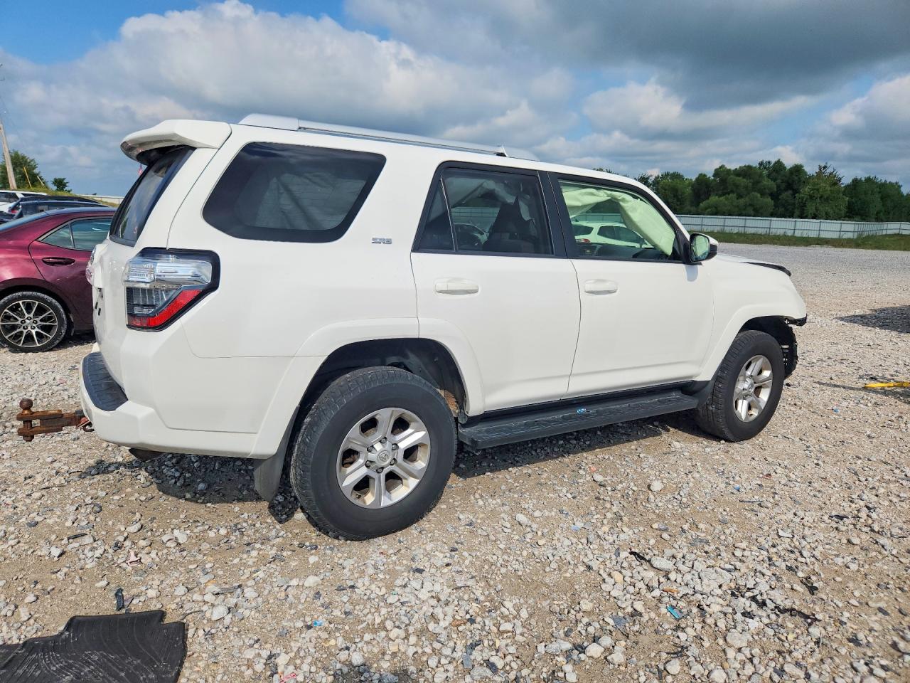 2014 Toyota 4runner Sr5 White vin: JTEBU5JR1E5154987