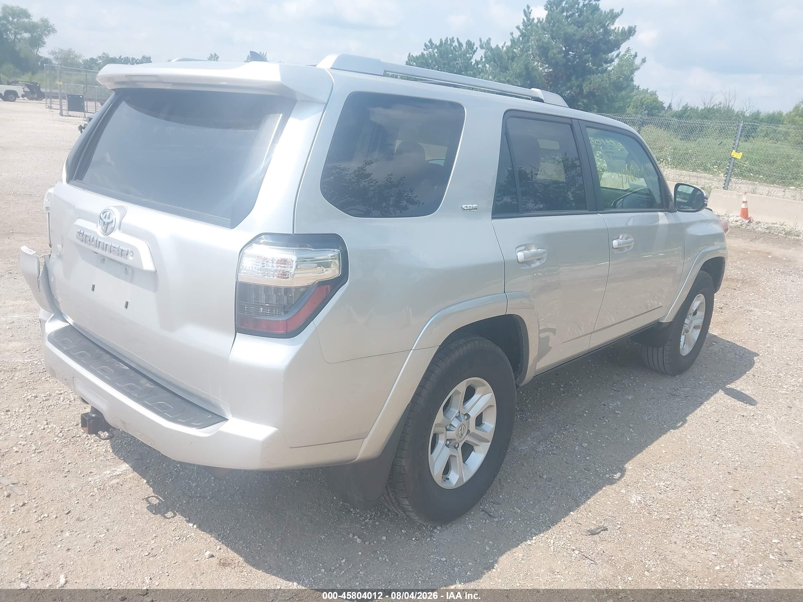 2014 Toyota 4runner Sr5 Premium Silver vin: JTEBU5JR1E5177573