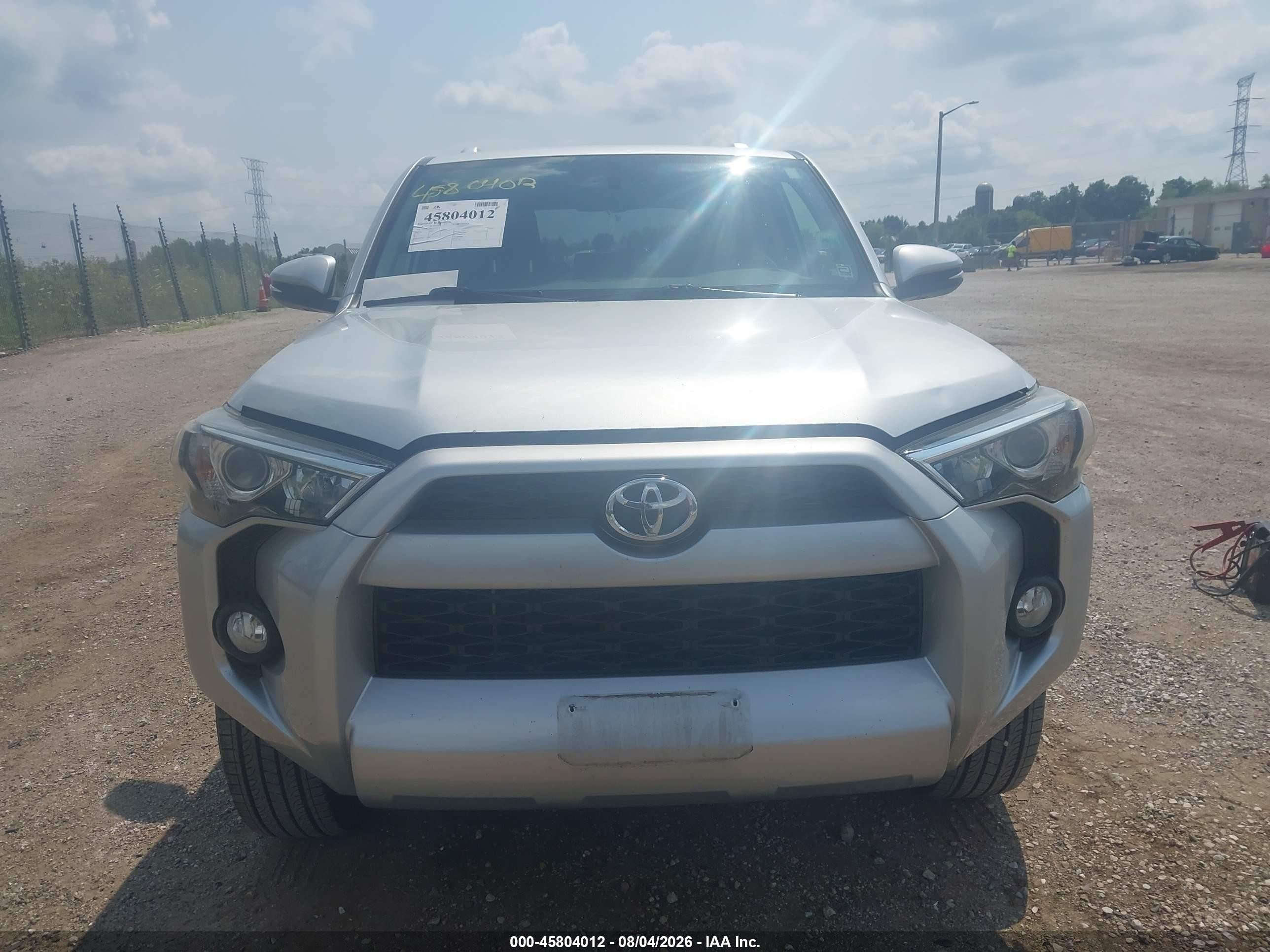 2014 Toyota 4runner Sr5 Premium Silver vin: JTEBU5JR1E5177573
