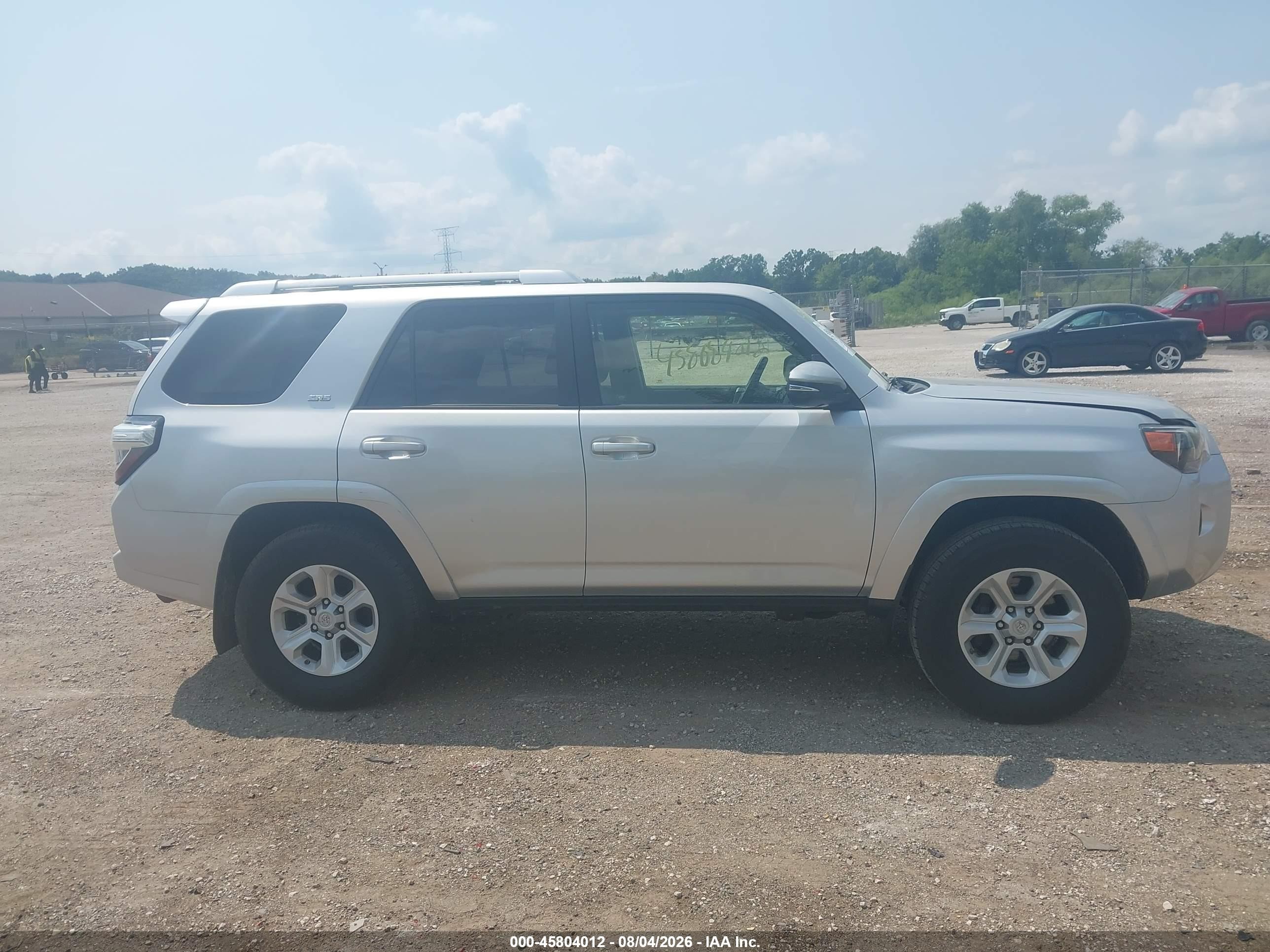 2014 Toyota 4runner Sr5 Premium Silver vin: JTEBU5JR1E5177573