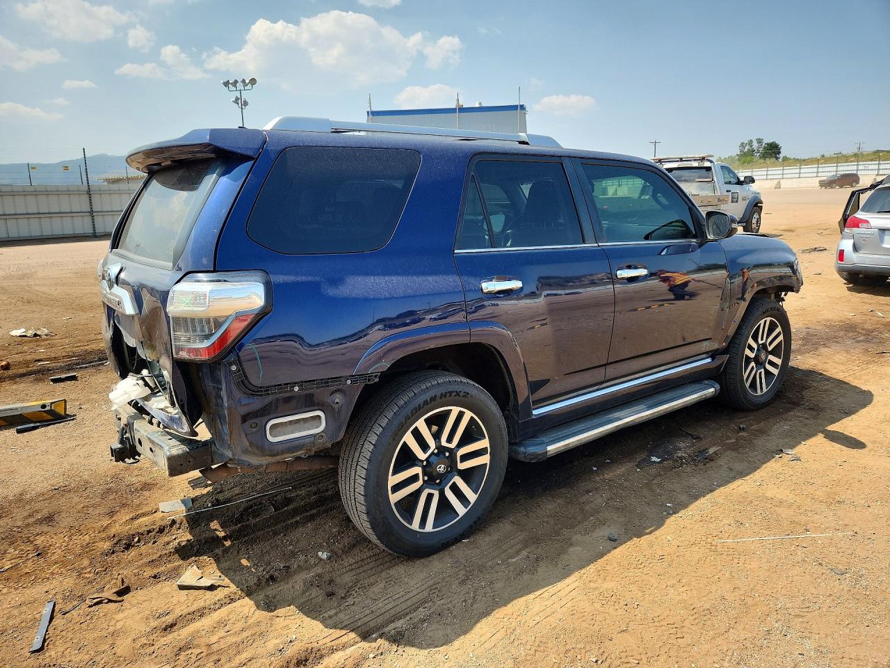 2014 Toyota 4runner Limited Синий vin: JTEBU5JR1E5186189
