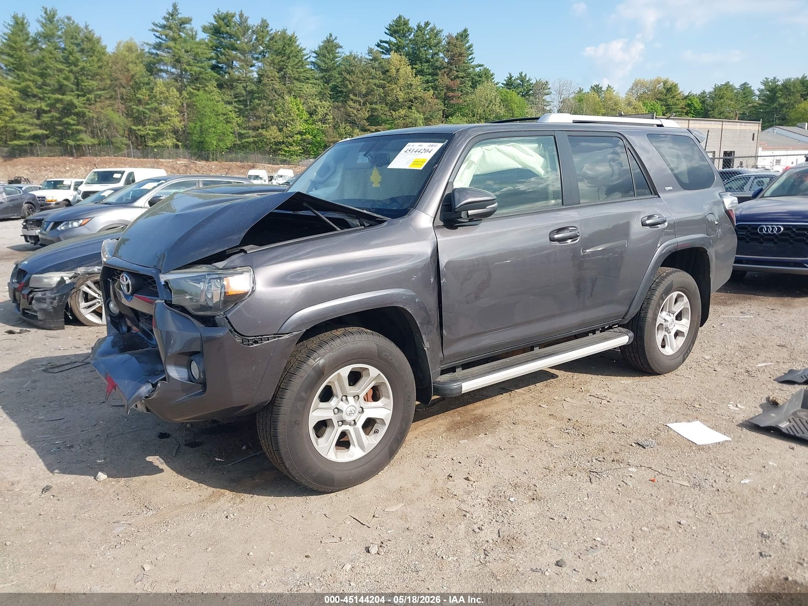 2015 Toyota 4runner Sr5 Premium Серый vin: JTEBU5JR1F5225896