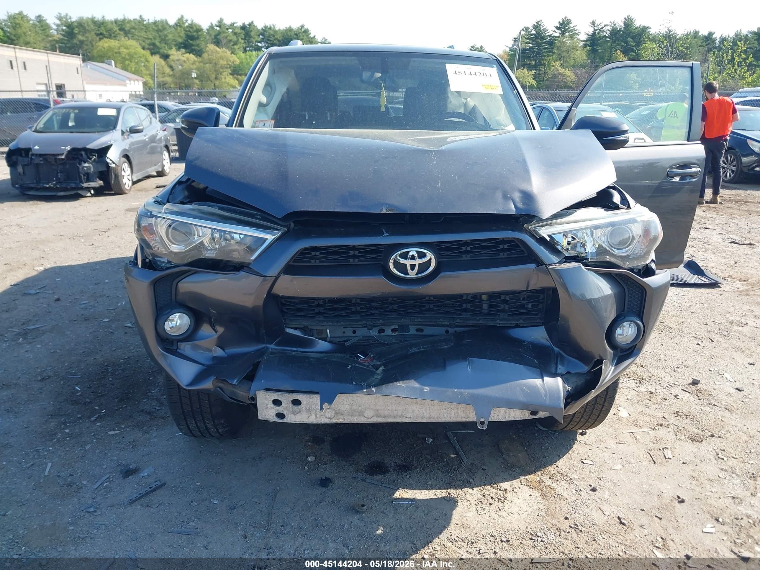 2015 Toyota 4runner Sr5 Premium Серый vin: JTEBU5JR1F5225896