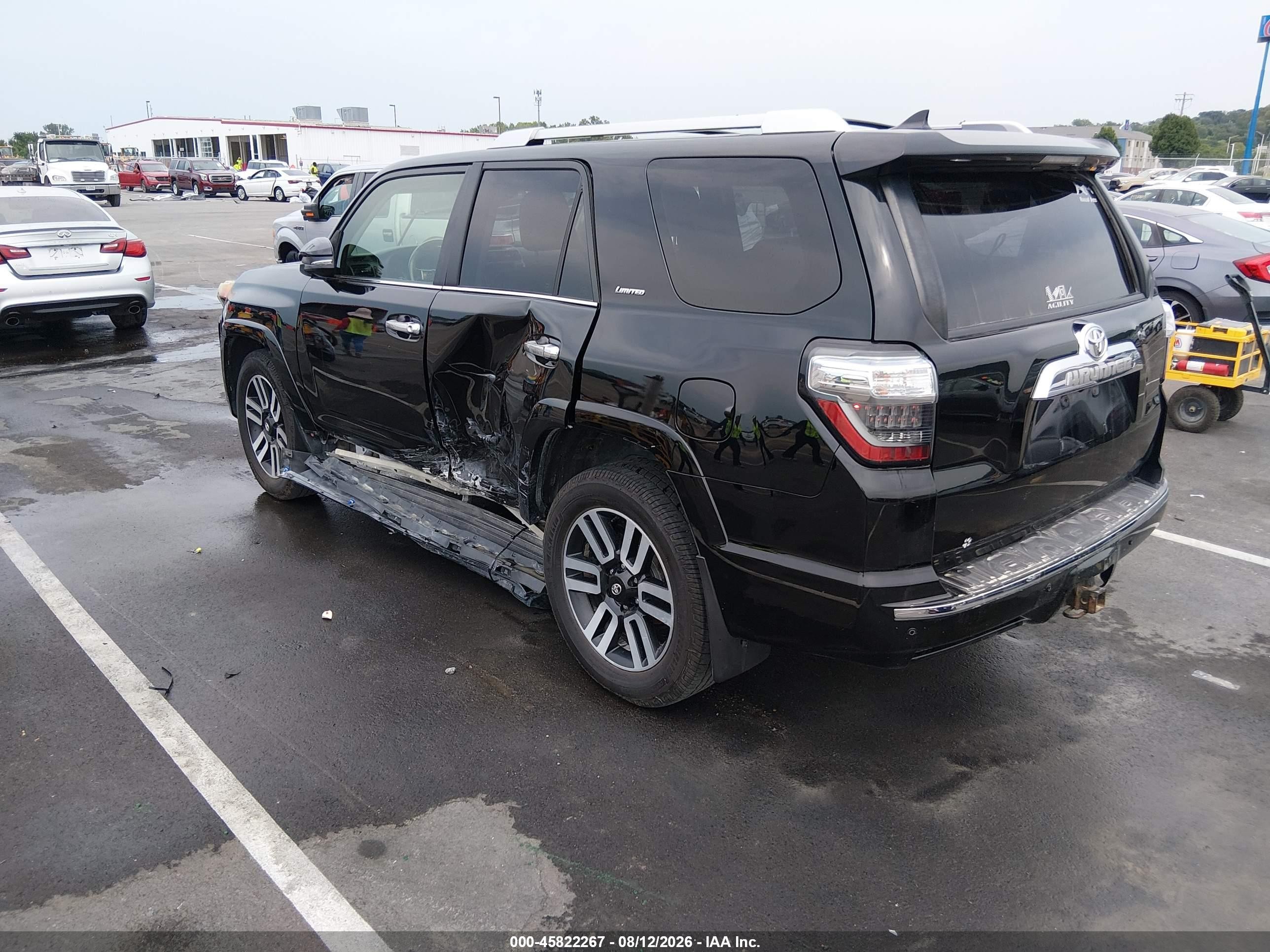 2015 Toyota 4runner Limited Black vin: JTEBU5JR1F5258476