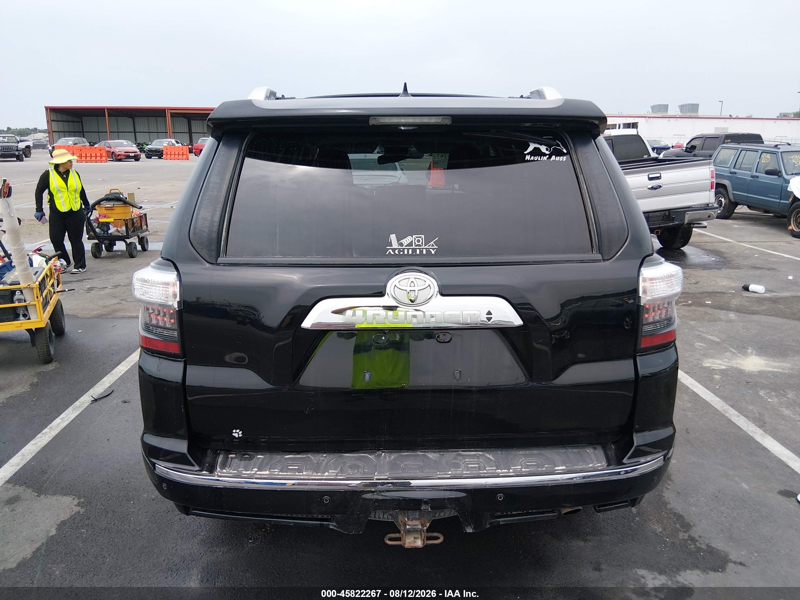 2015 Toyota 4runner Limited Black vin: JTEBU5JR1F5258476