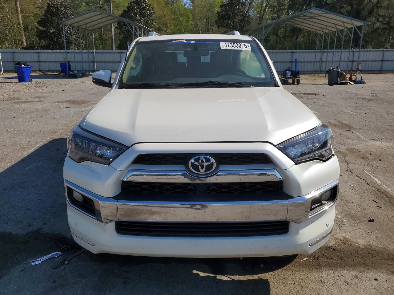 2015 Toyota 4runner Limited White vin: JTEBU5JR1F5258655