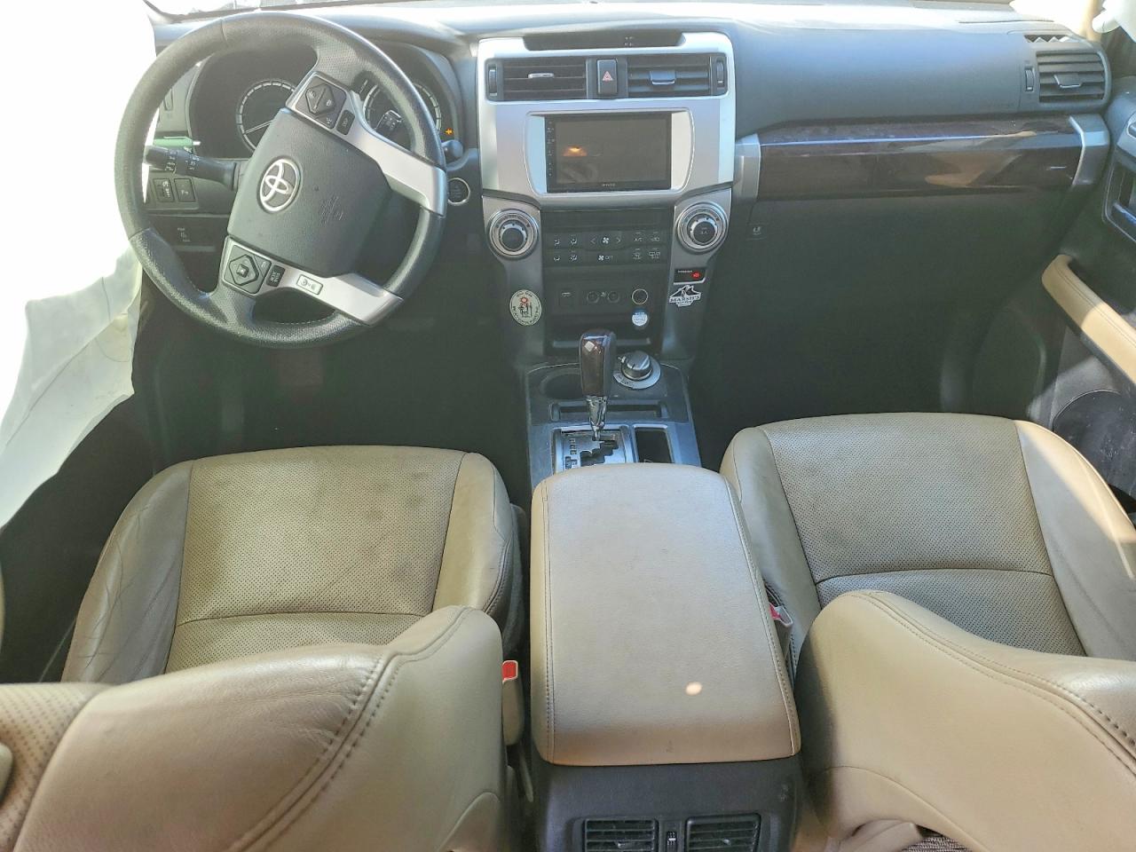2015 Toyota 4runner Limited White vin: JTEBU5JR1F5258655