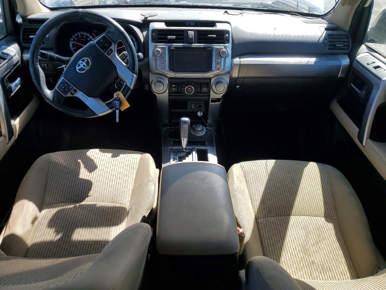 2015 Toyota 4runner Sr5 White vin: JTEBU5JR1F5274225