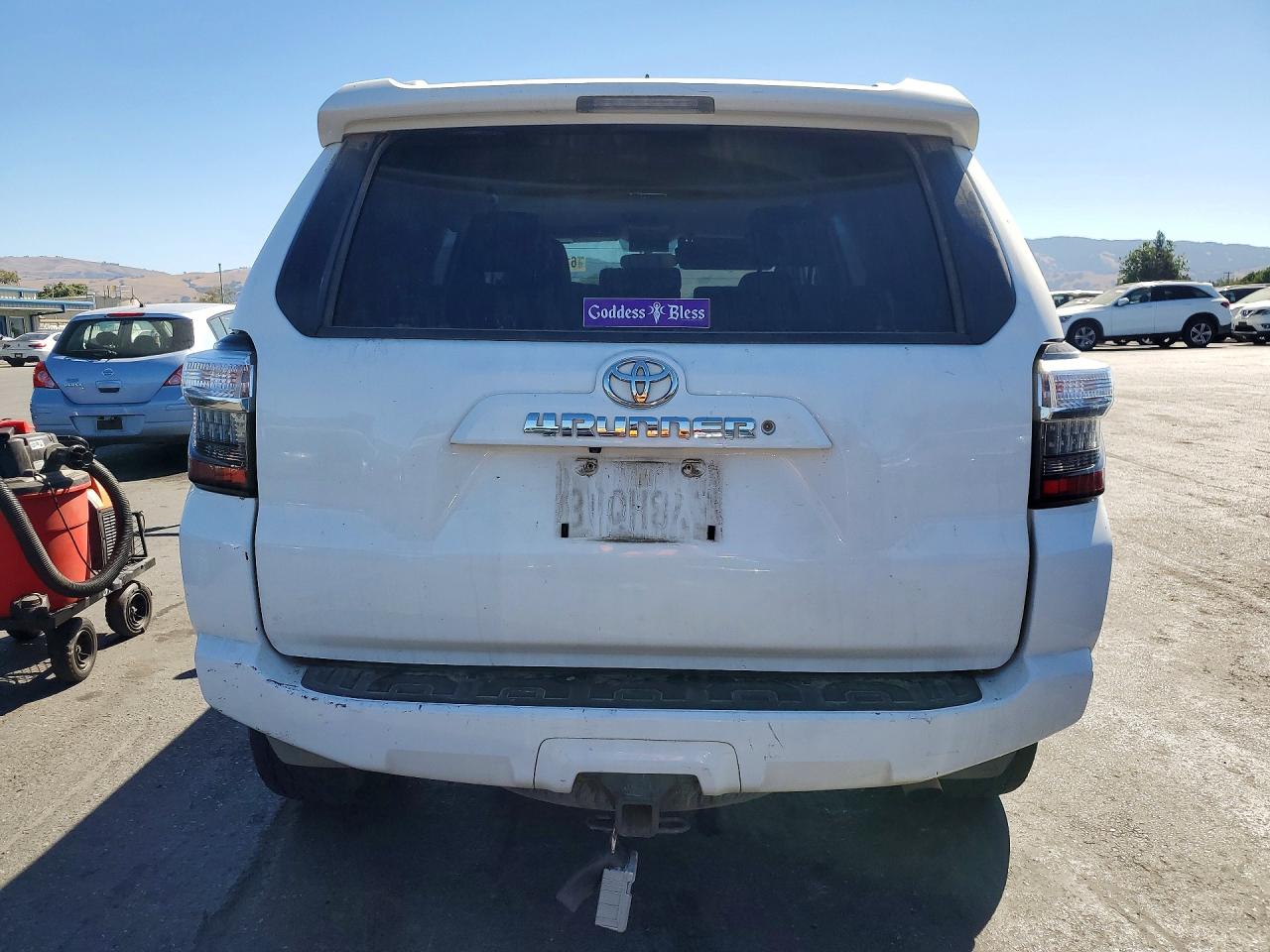 2015 Toyota 4runner Sr5 White vin: JTEBU5JR1F5274225