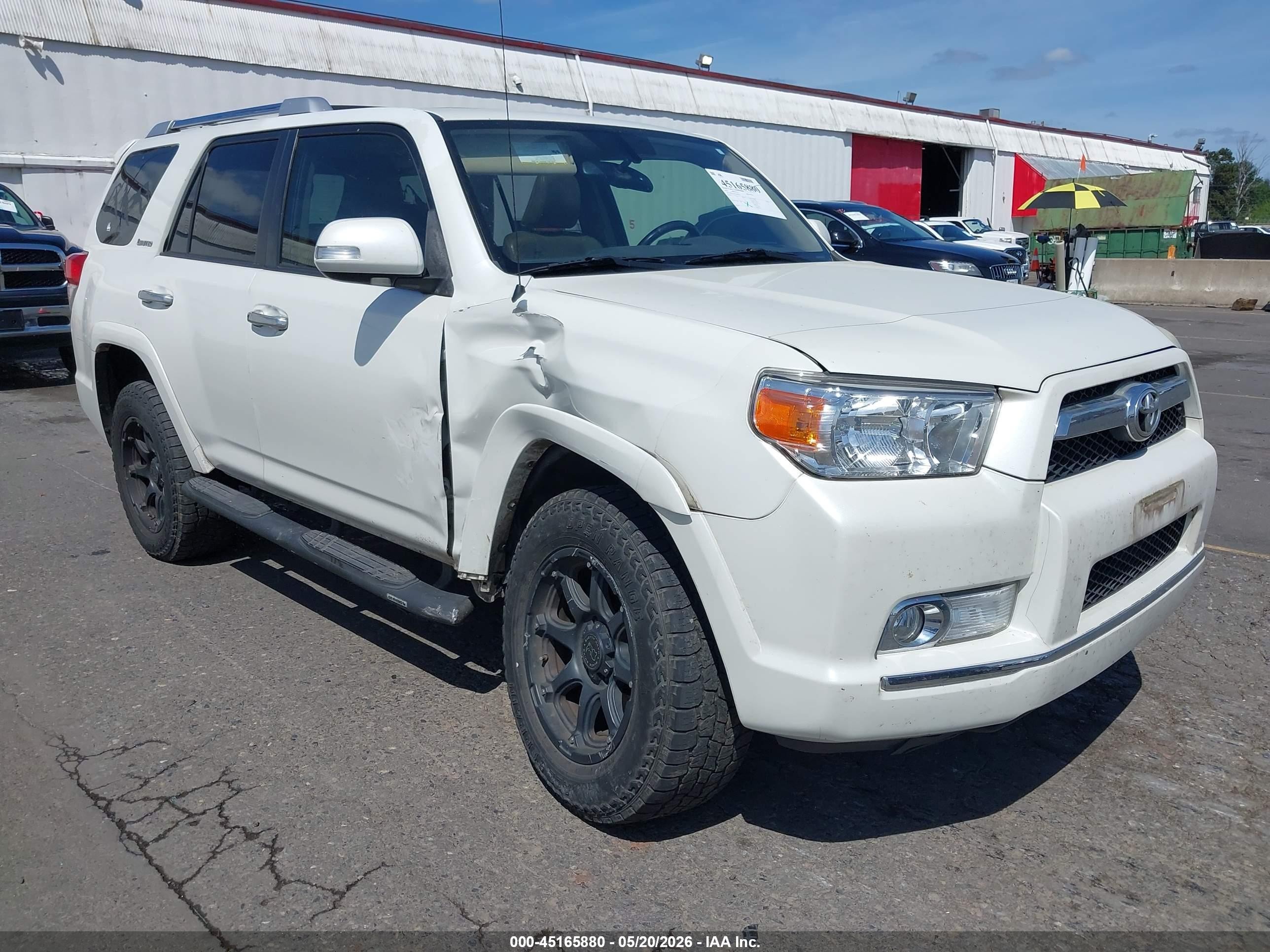 2010 Toyota 4runner Limited V6 White vin: JTEBU5JR2A5000198