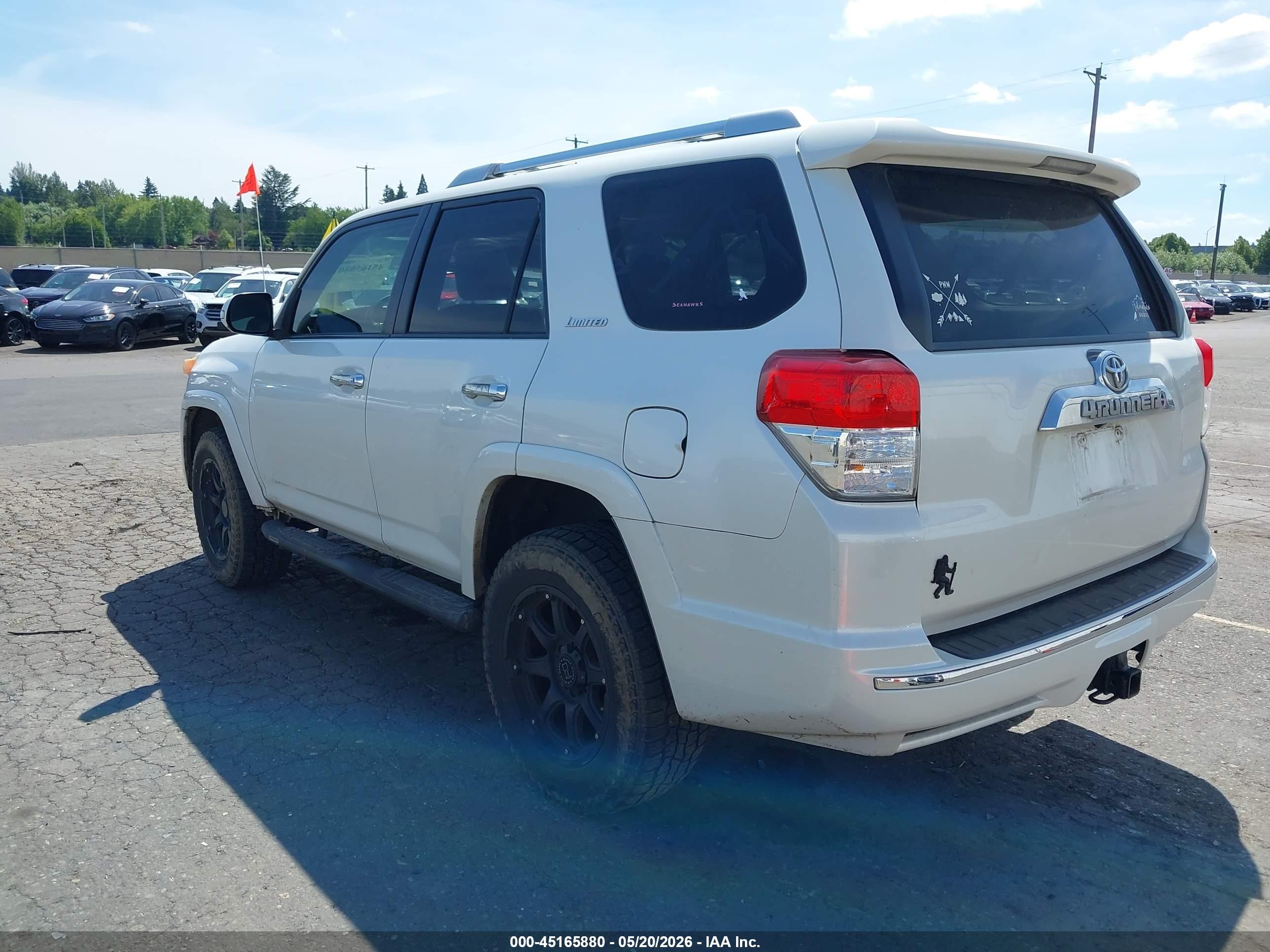 2010 Toyota 4runner Limited V6 White vin: JTEBU5JR2A5000198