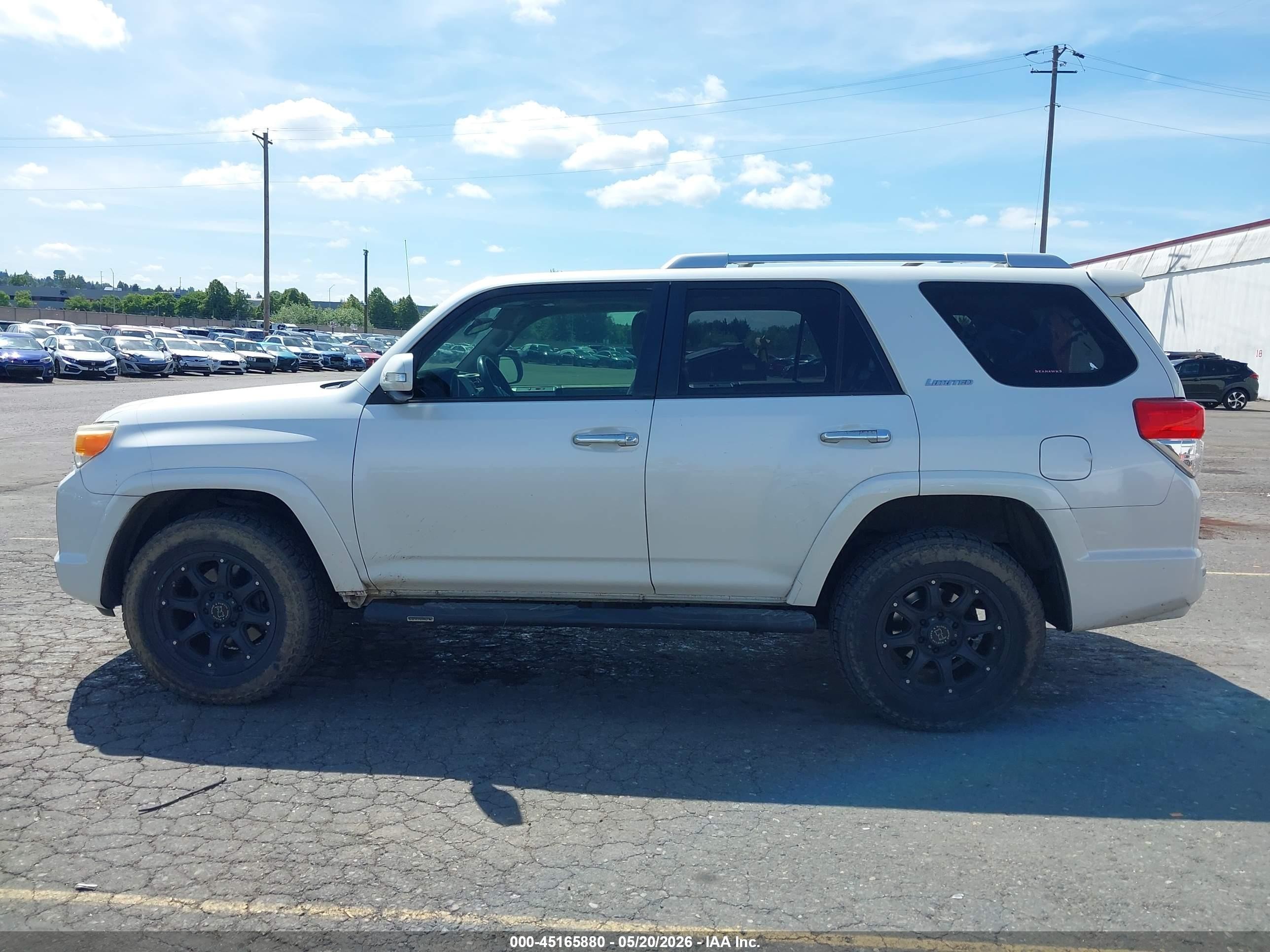 2010 Toyota 4runner Limited V6 White vin: JTEBU5JR2A5000198