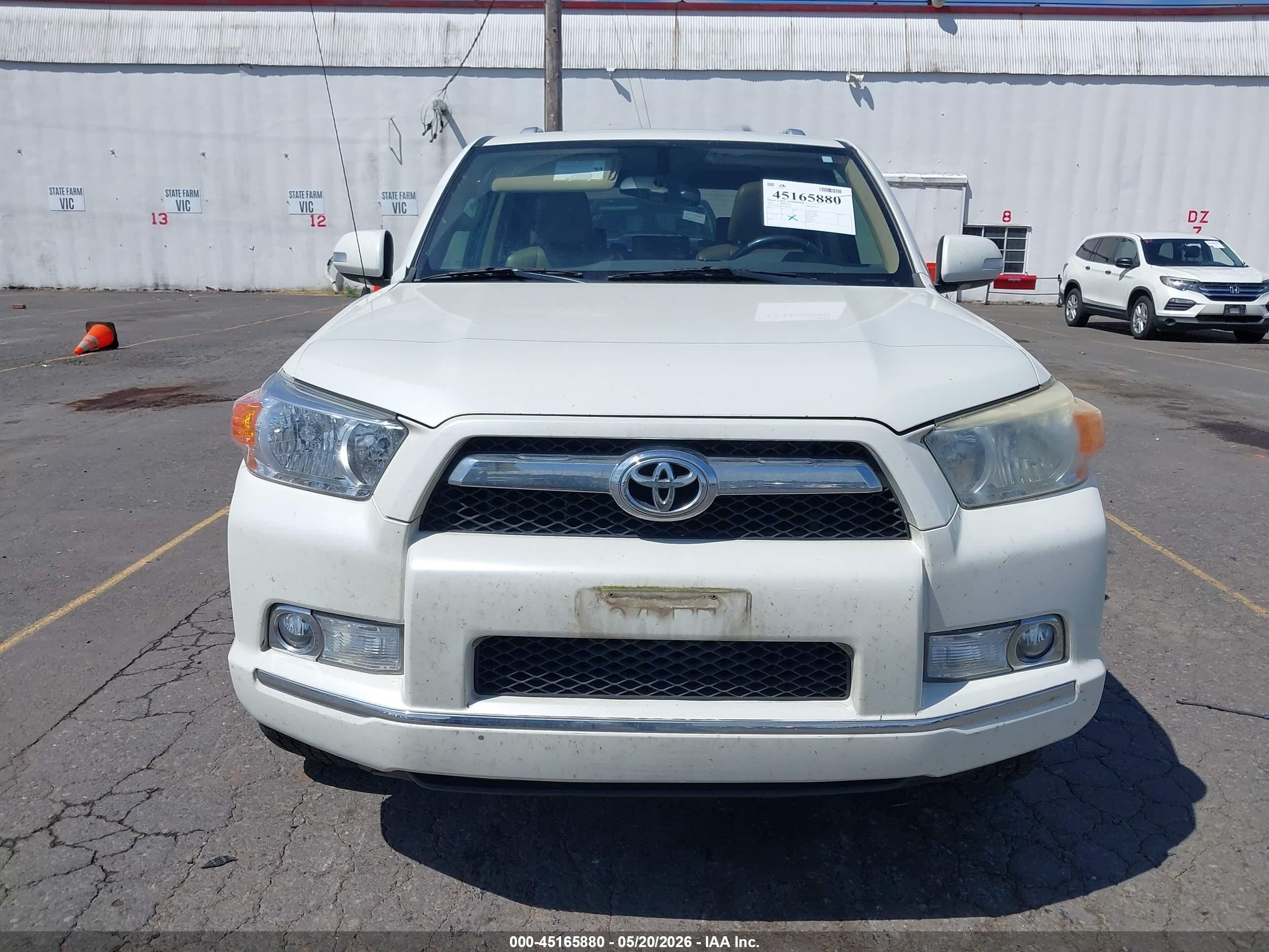2010 Toyota 4runner Limited V6 White vin: JTEBU5JR2A5000198
