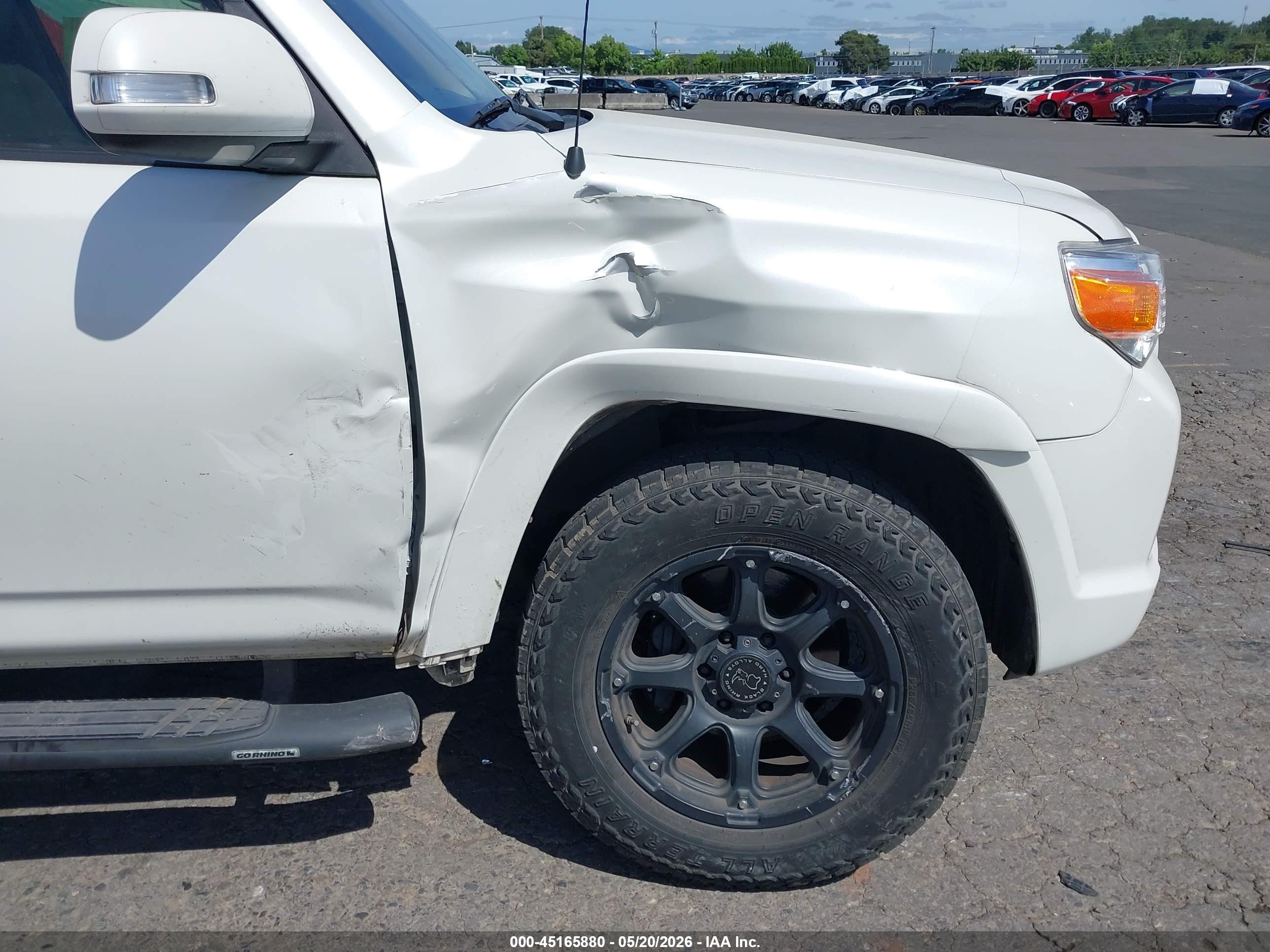 2010 Toyota 4runner Limited V6 White vin: JTEBU5JR2A5000198