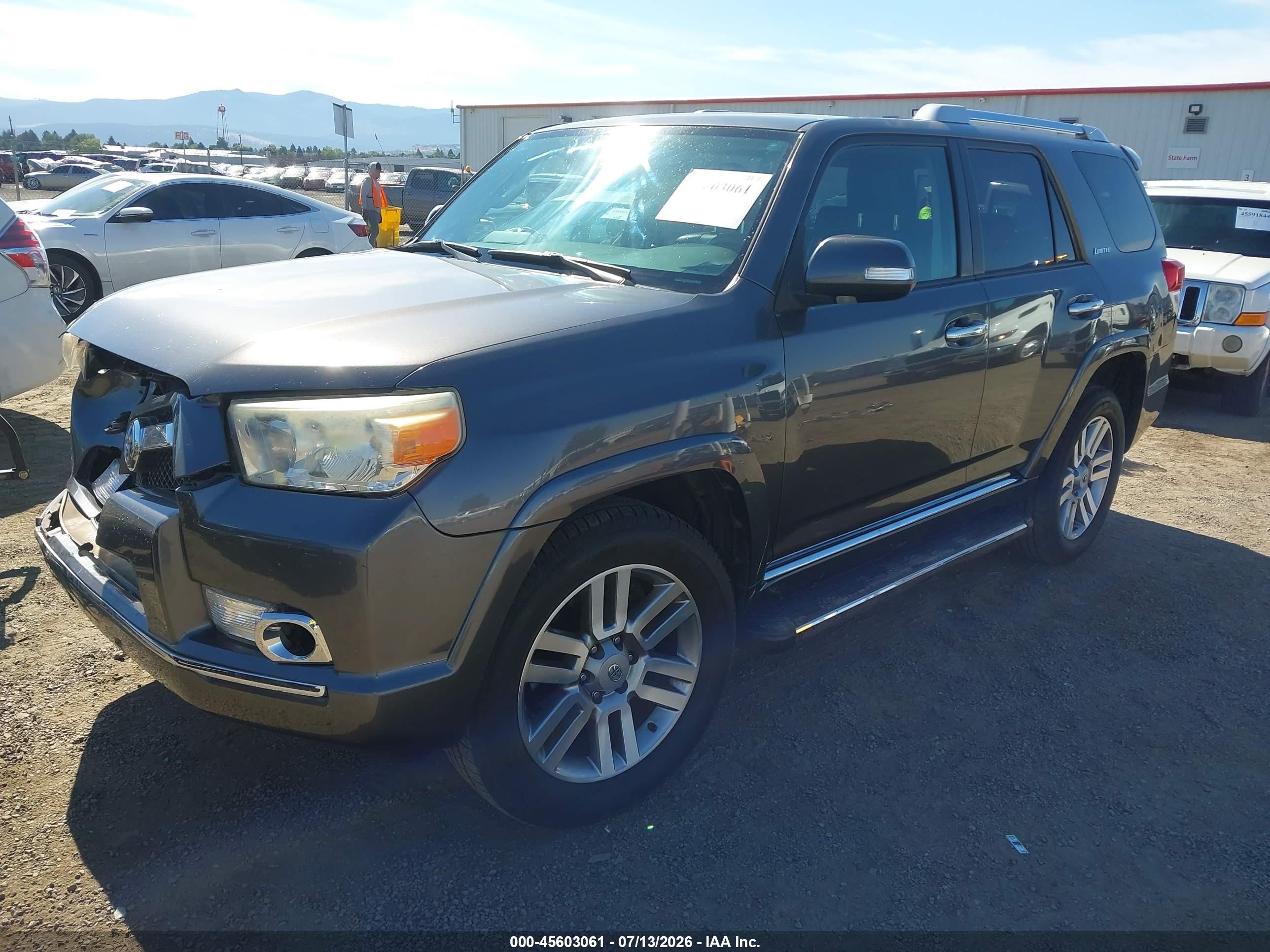 2010 Toyota 4runner Limited V6 Gray vin: JTEBU5JR2A5002386