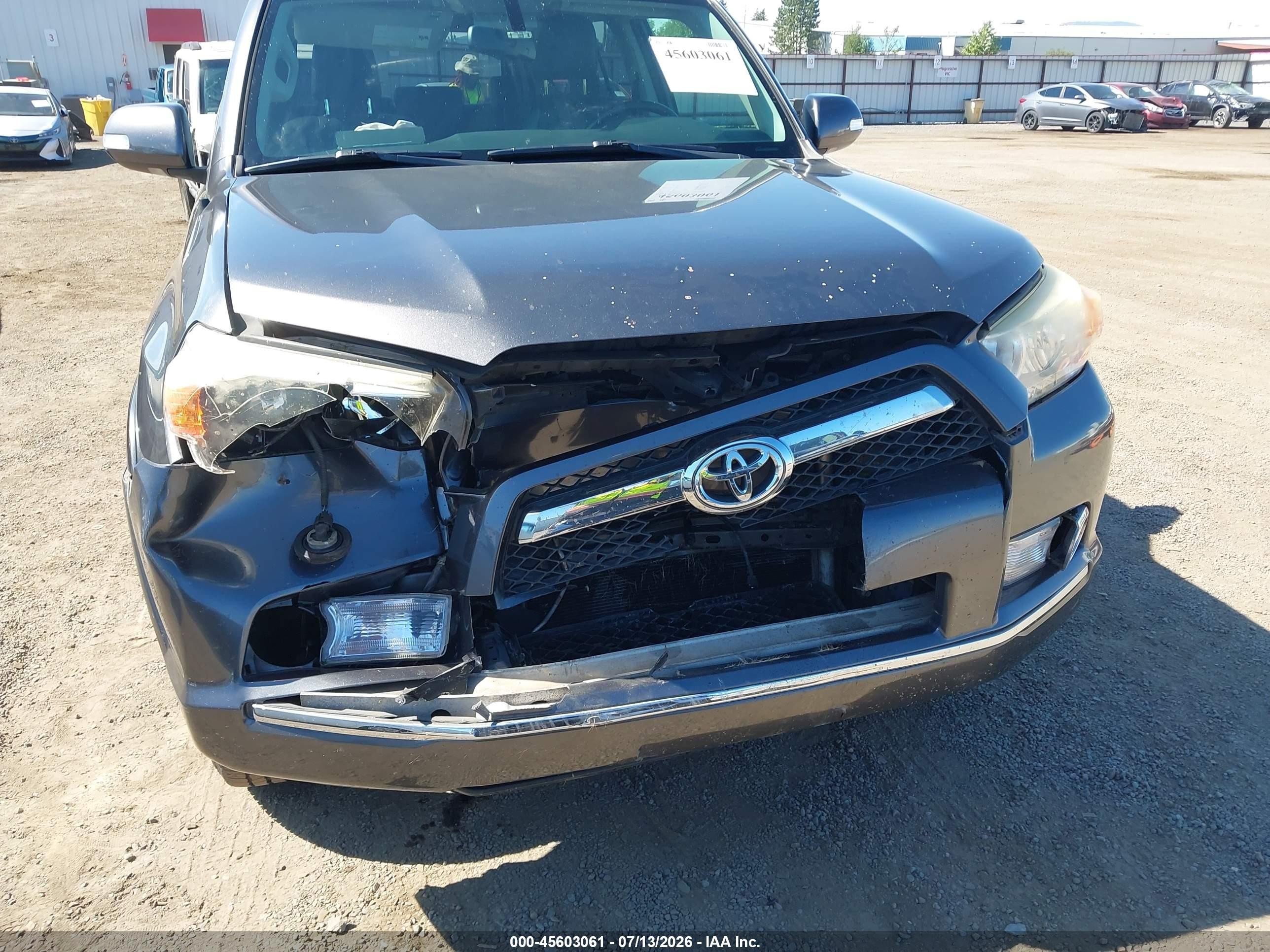 2010 Toyota 4runner Limited V6 Gray vin: JTEBU5JR2A5002386