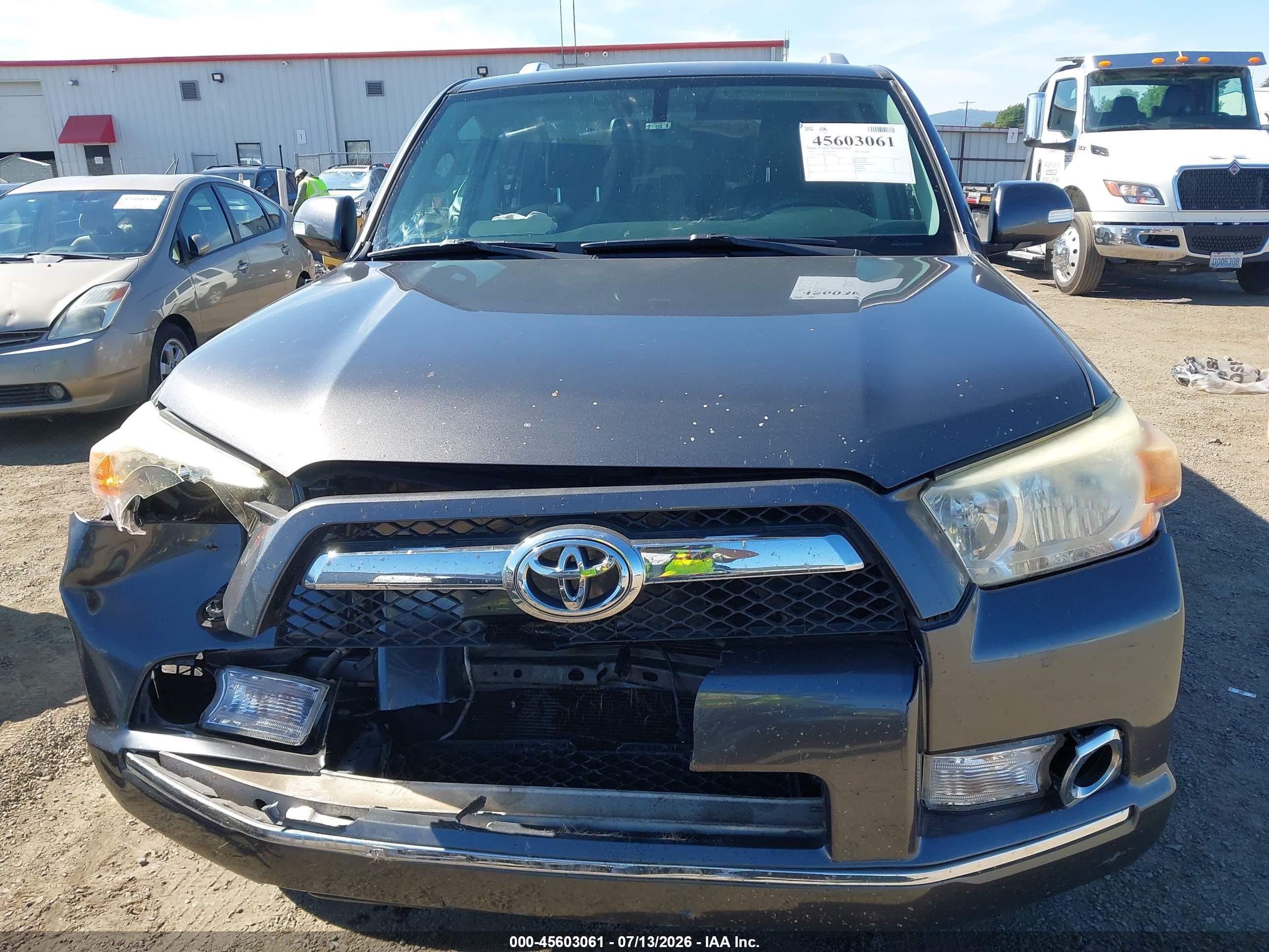 2010 Toyota 4runner Limited V6 Gray vin: JTEBU5JR2A5002386