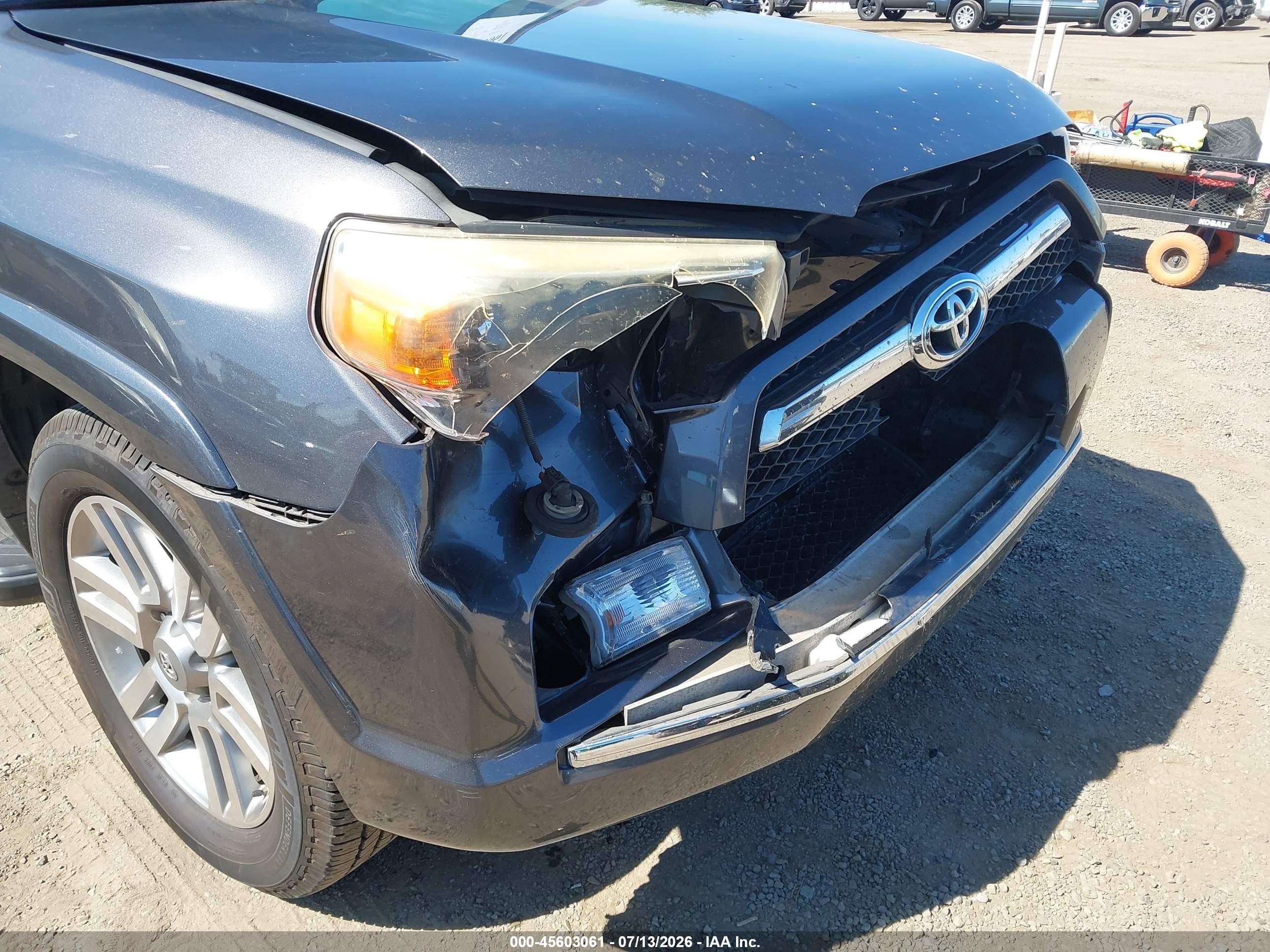 2010 Toyota 4runner Limited V6 Gray vin: JTEBU5JR2A5002386