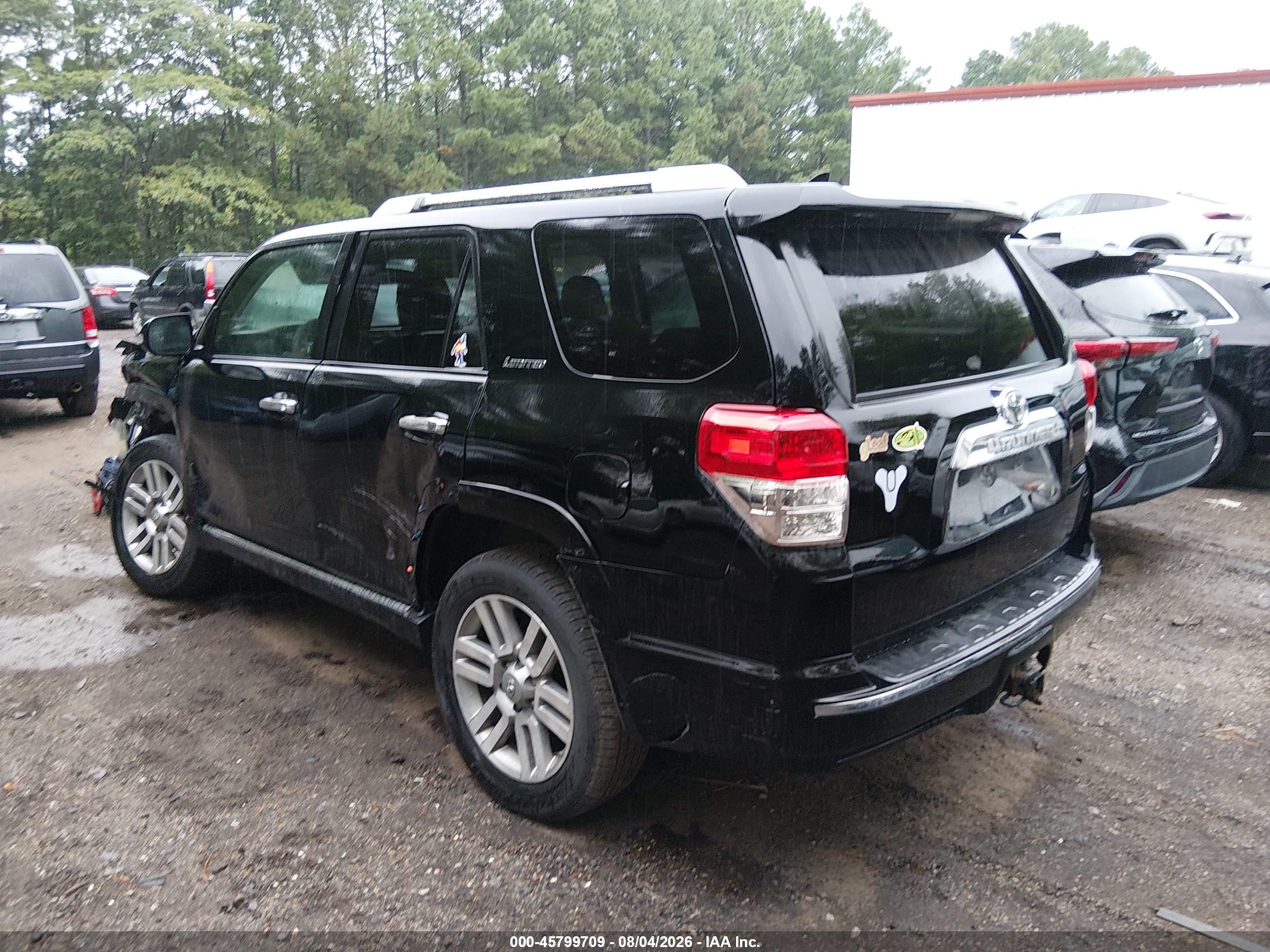 2010 Toyota 4runner Limited V6 Black vin: JTEBU5JR2A5003778
