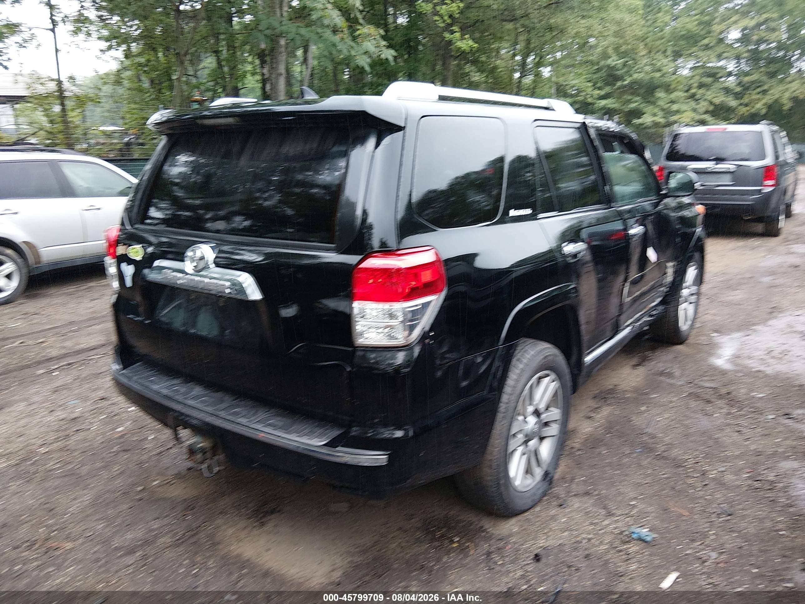 2010 Toyota 4runner Limited V6 Black vin: JTEBU5JR2A5003778