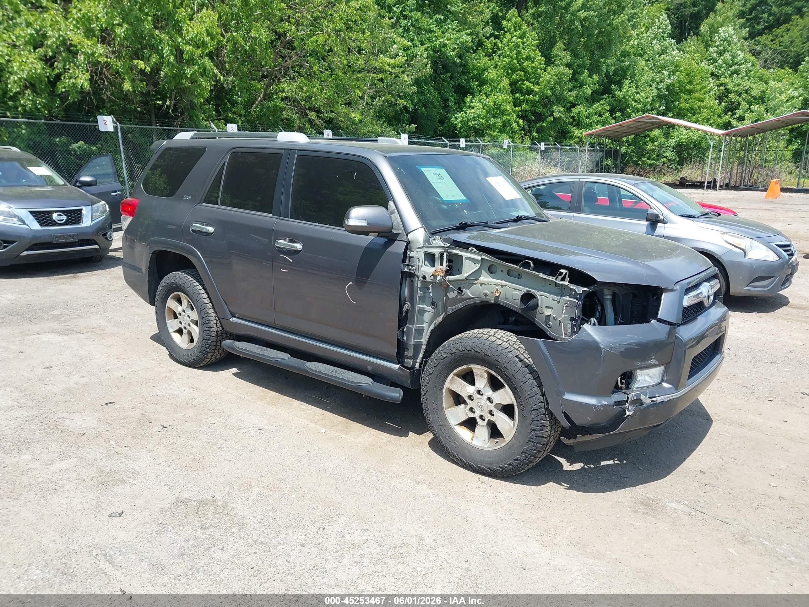 2010 Toyota 4runner Sr5 V6 Gray vin: JTEBU5JR2A5011623