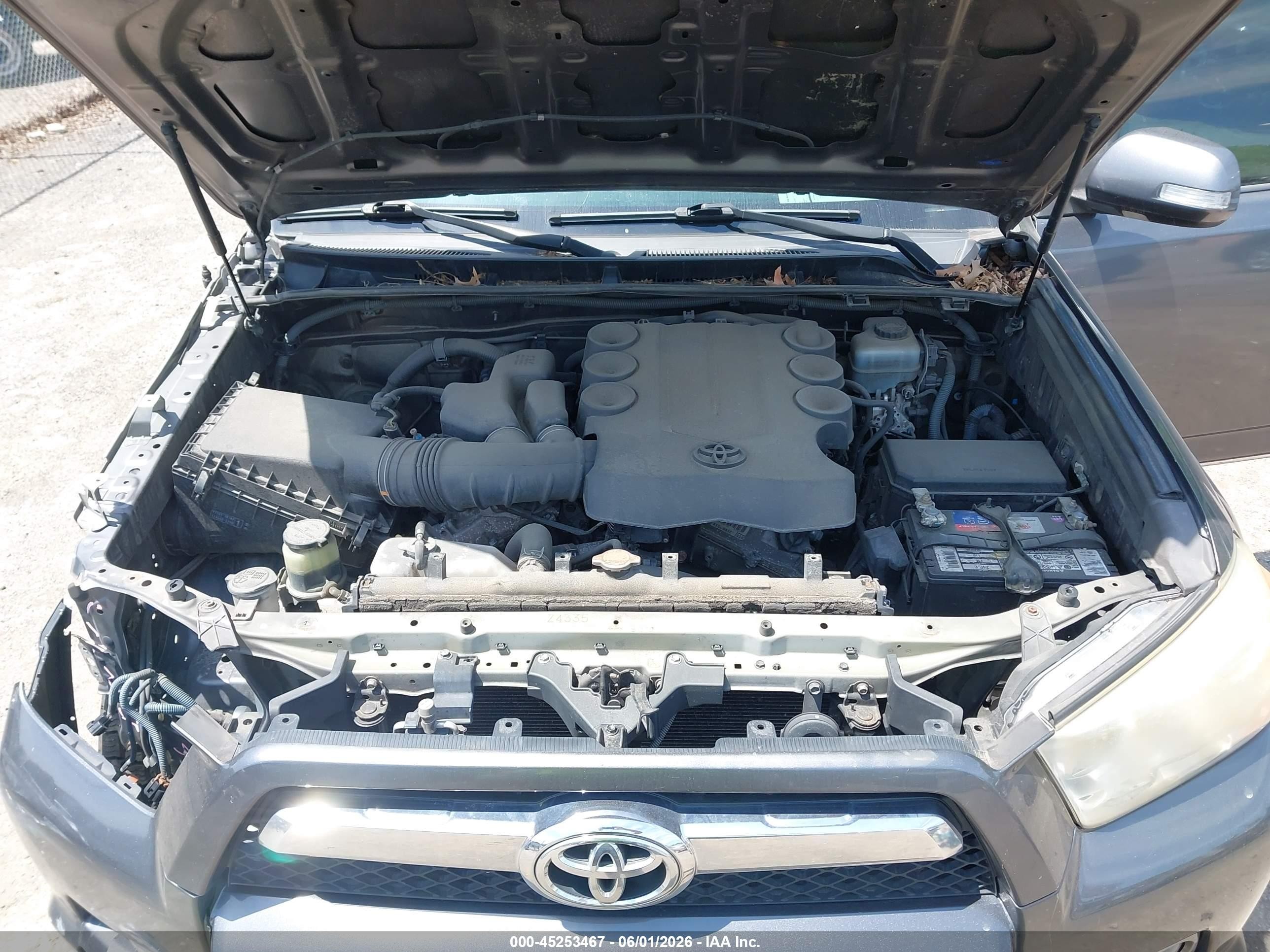 2010 Toyota 4runner Sr5 V6 Gray vin: JTEBU5JR2A5011623