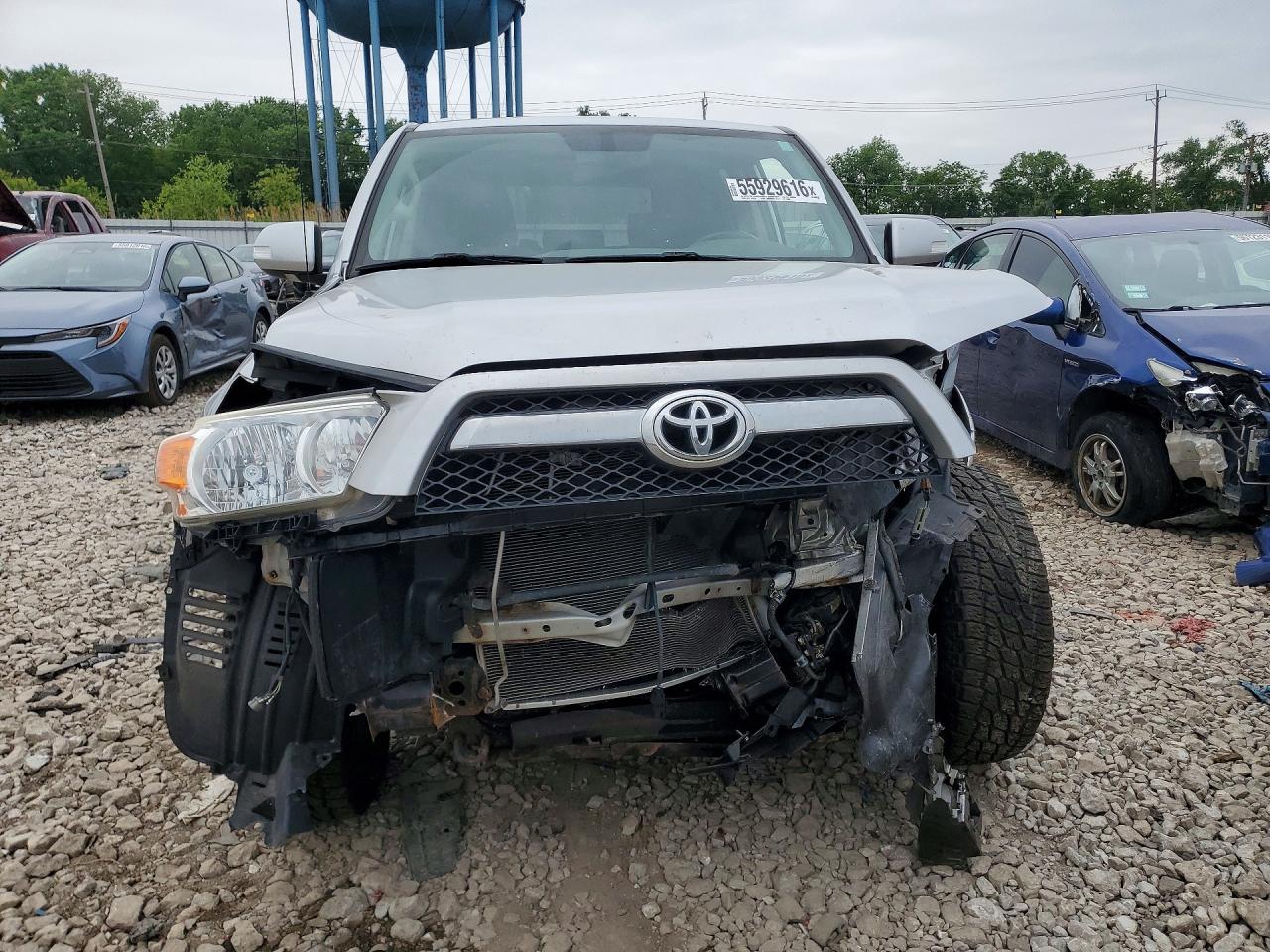 2010 Toyota 4runner Sr5 Silver vin: JTEBU5JR2A5015803