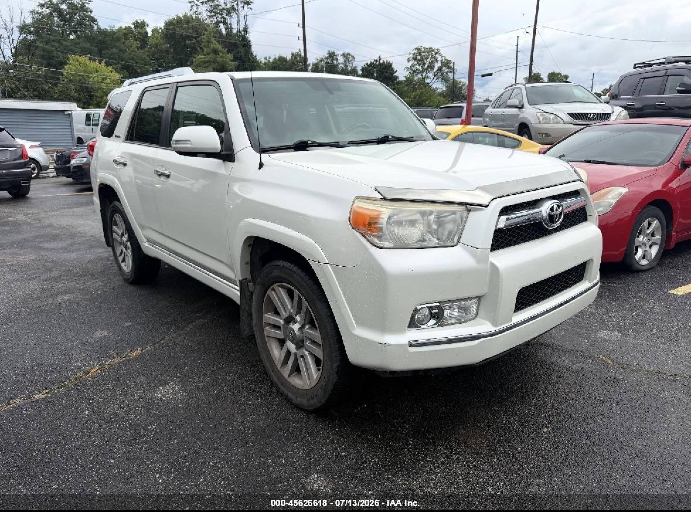 2010 Toyota 4runner Limited V6 White vin: JTEBU5JR2A5023917