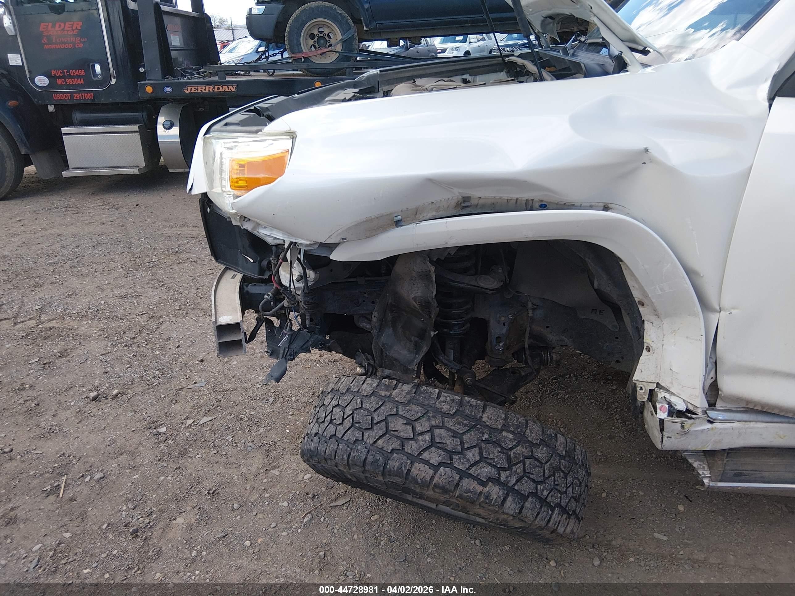 2011 Toyota 4runner Sr5 V6 White vin: JTEBU5JR2B5033882