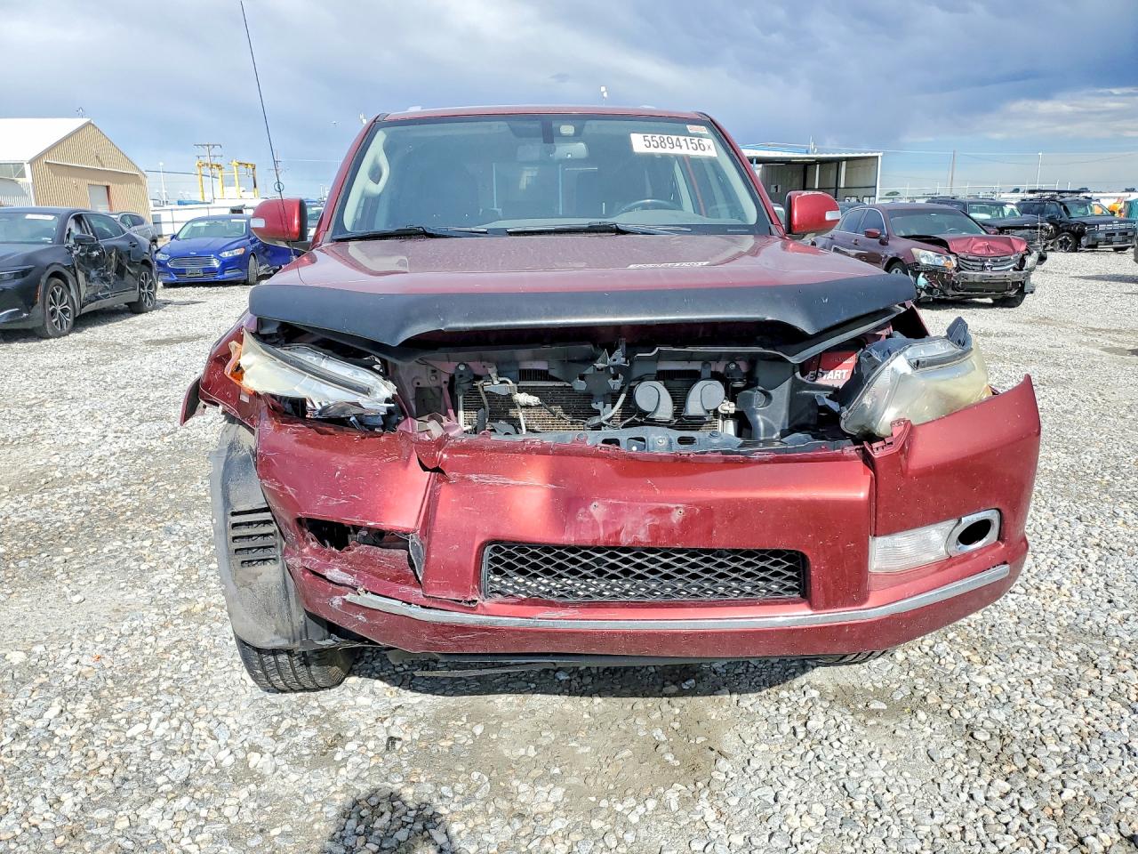 2011 Toyota 4runner Burgundy vin: JTEBU5JR2B5054344